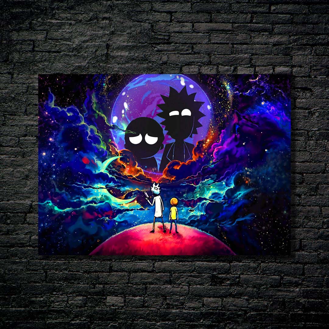 Rick and Morty online Abstract Art