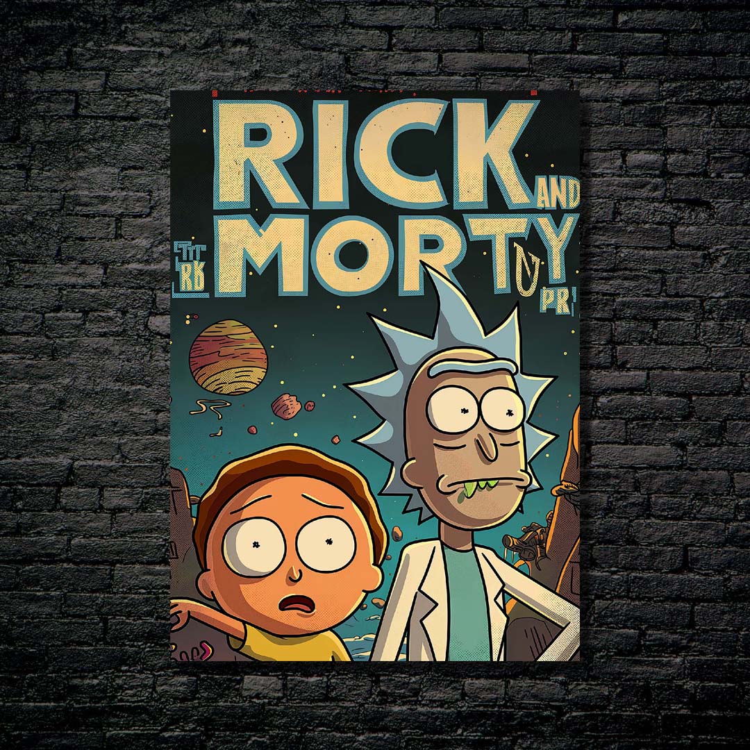 Rick and Morty-Artwork by @LilSevenSketcher