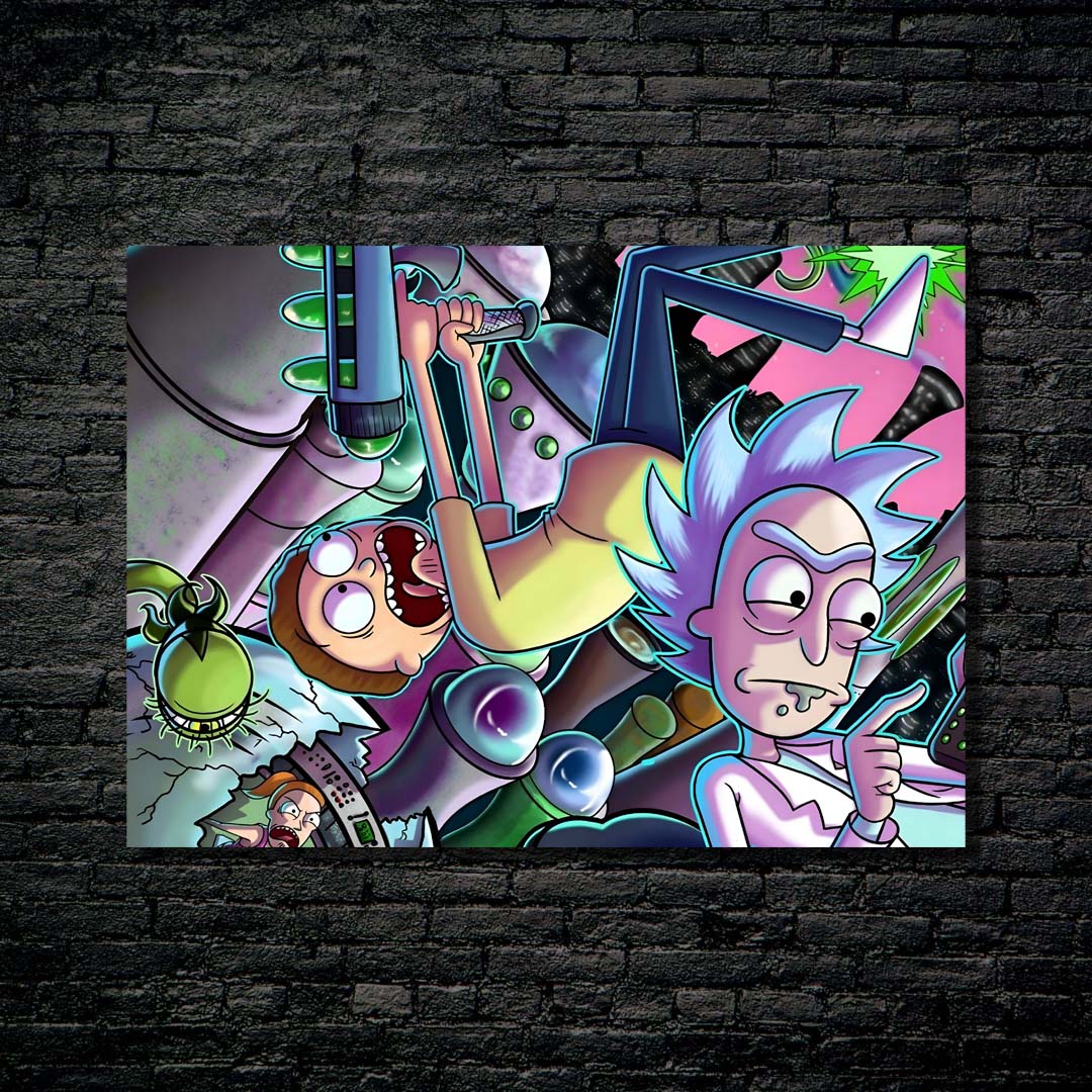 Rick and Morty online Abstract Art