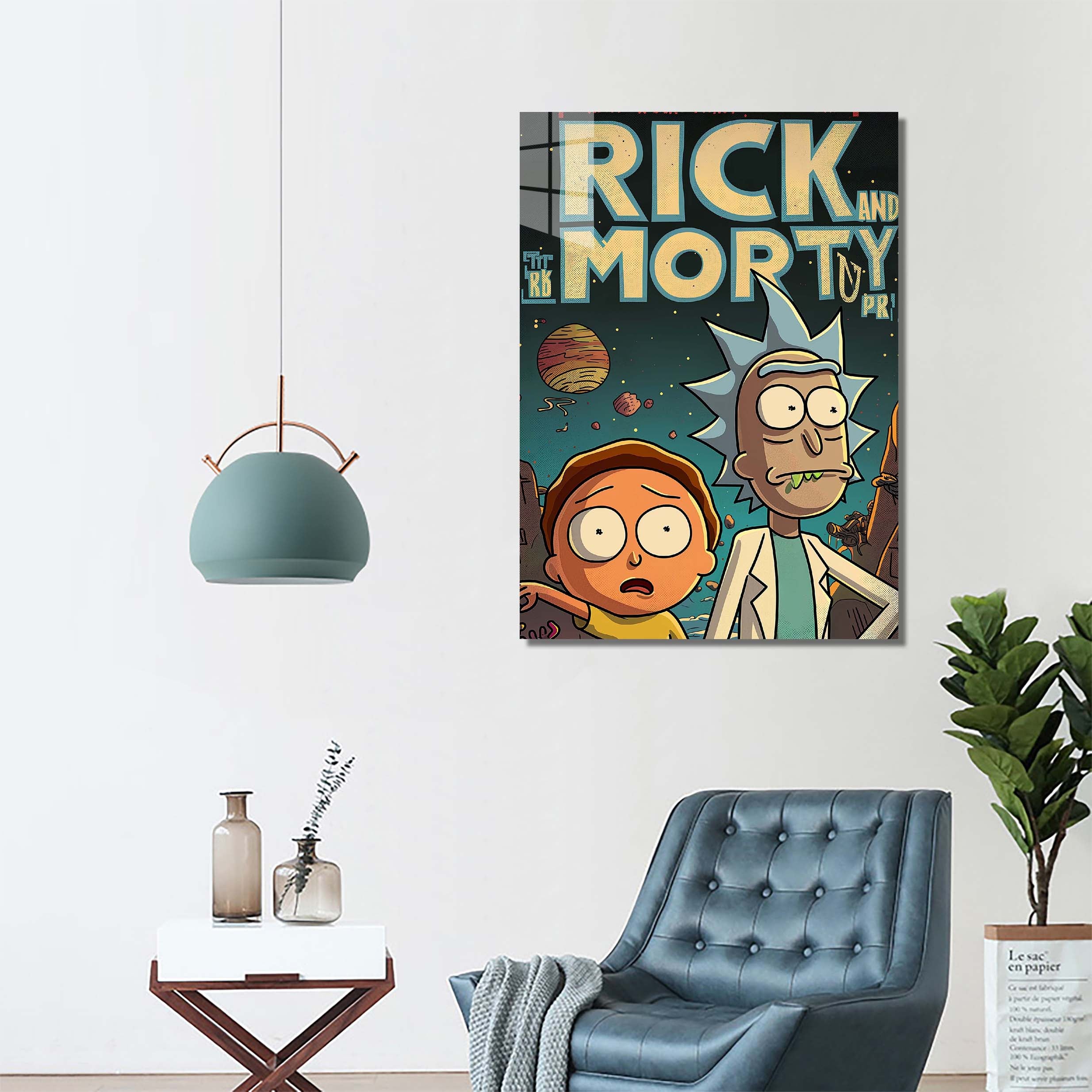 Rick and Morty-designed by @LilSevenSketcher