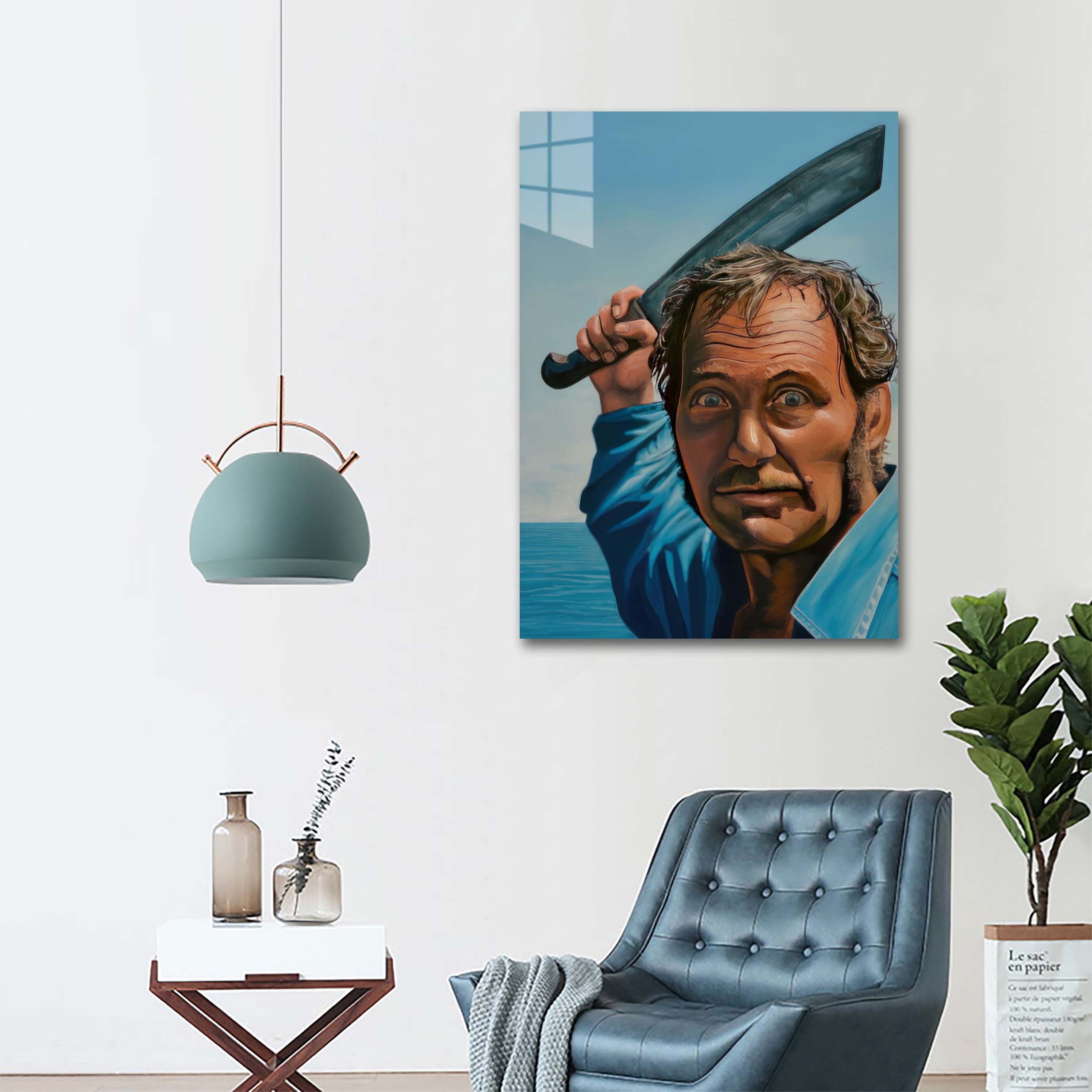 Robert shaw in jaws-designed by @Vinahayum