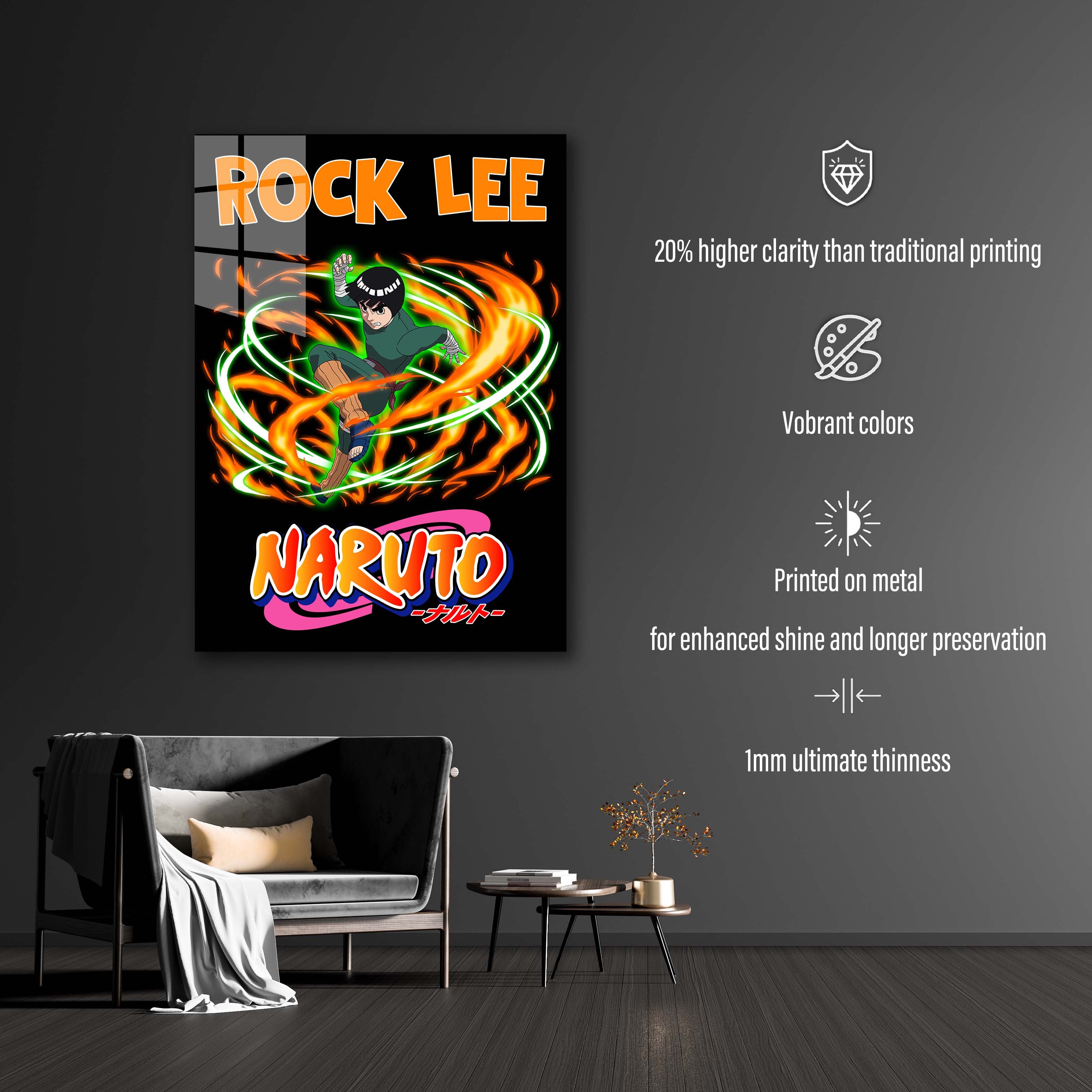 Rock Lee Fanart-designed by @Firkins