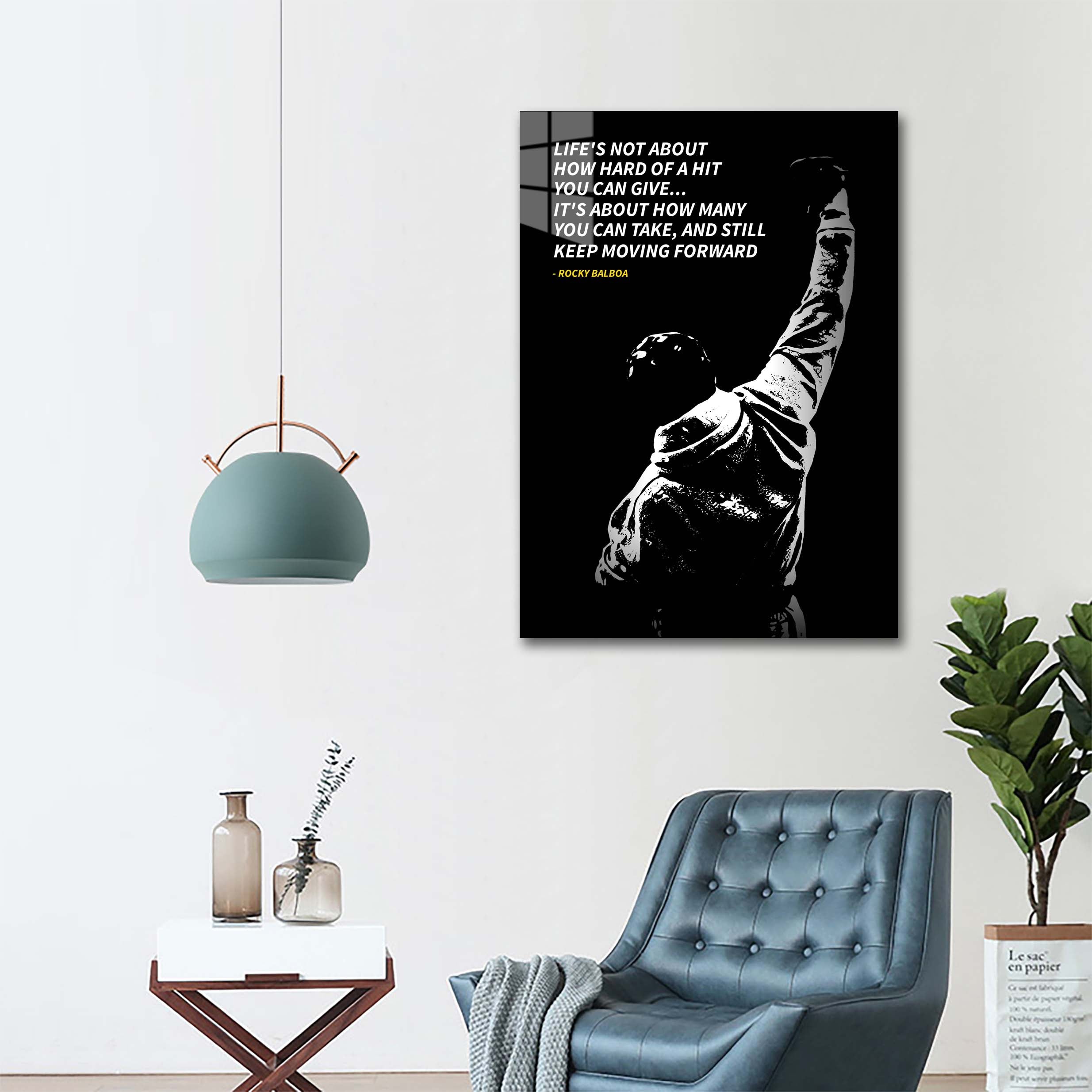 Rocky Balboa quotes  -designed by @Dayo Art