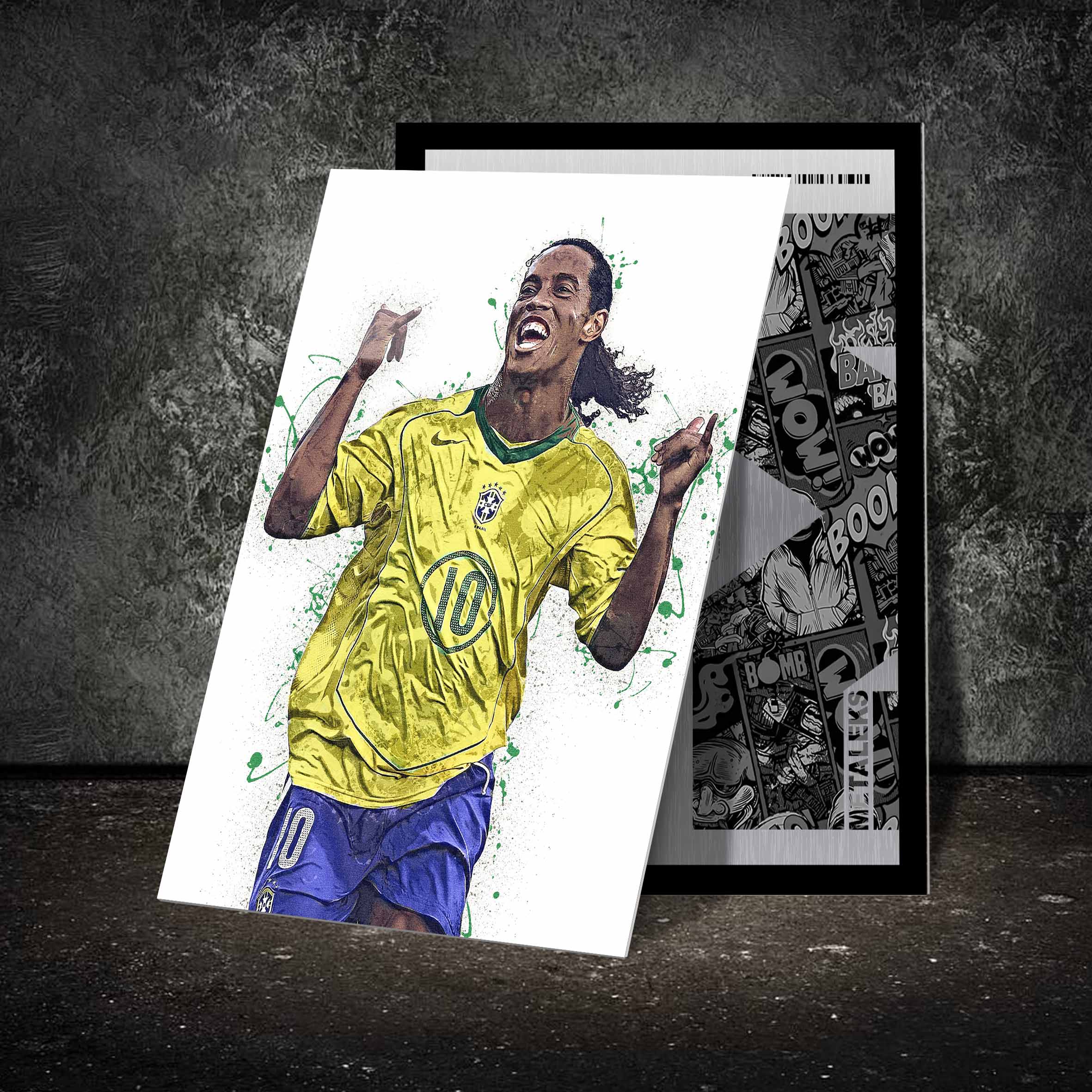 Ronaldinho Brazil poster-designed by @Hoang Van Thuan