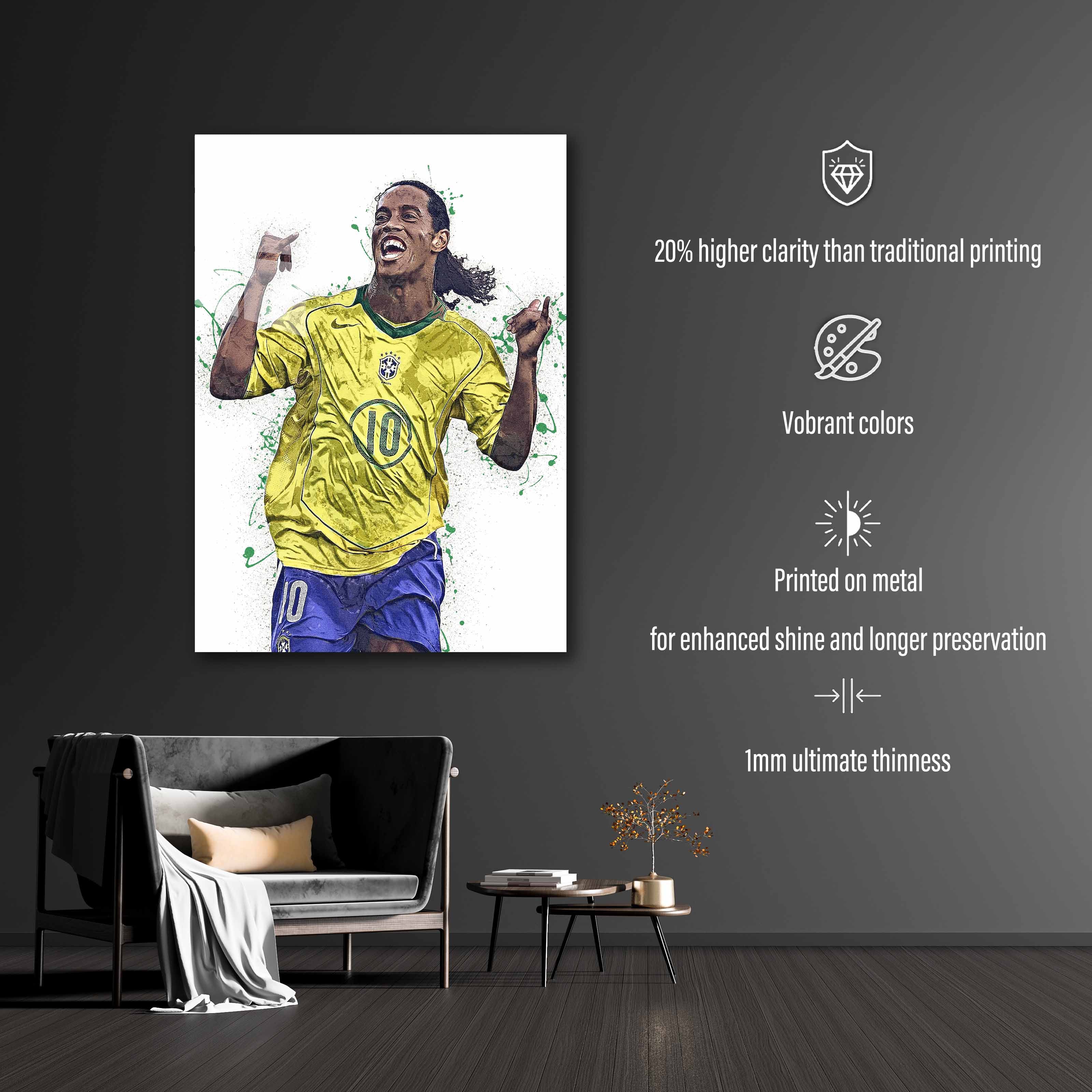 Ronaldinho Brazil poster-designed by @Hoang Van Thuan