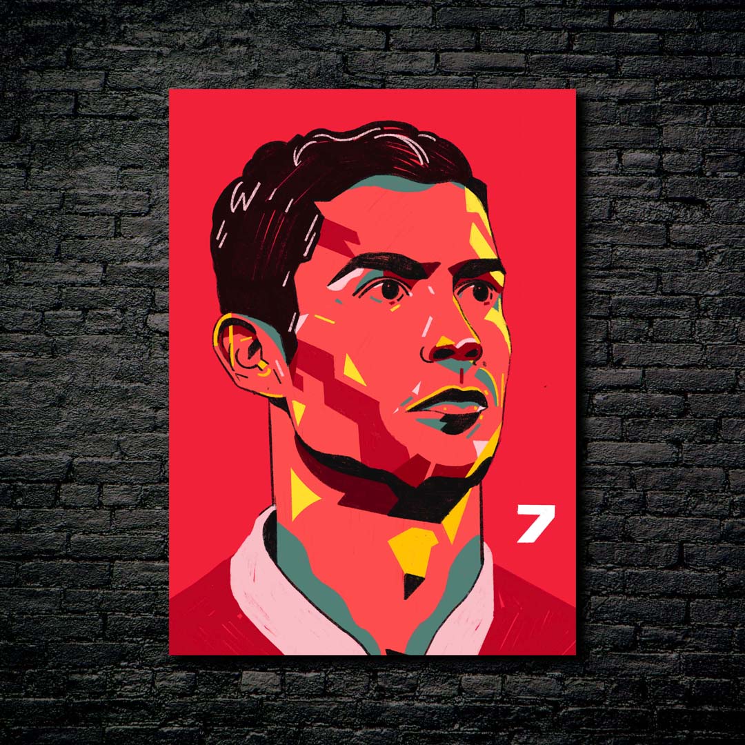 Ronaldo 7 Pop Art -designed by @My Kido Art