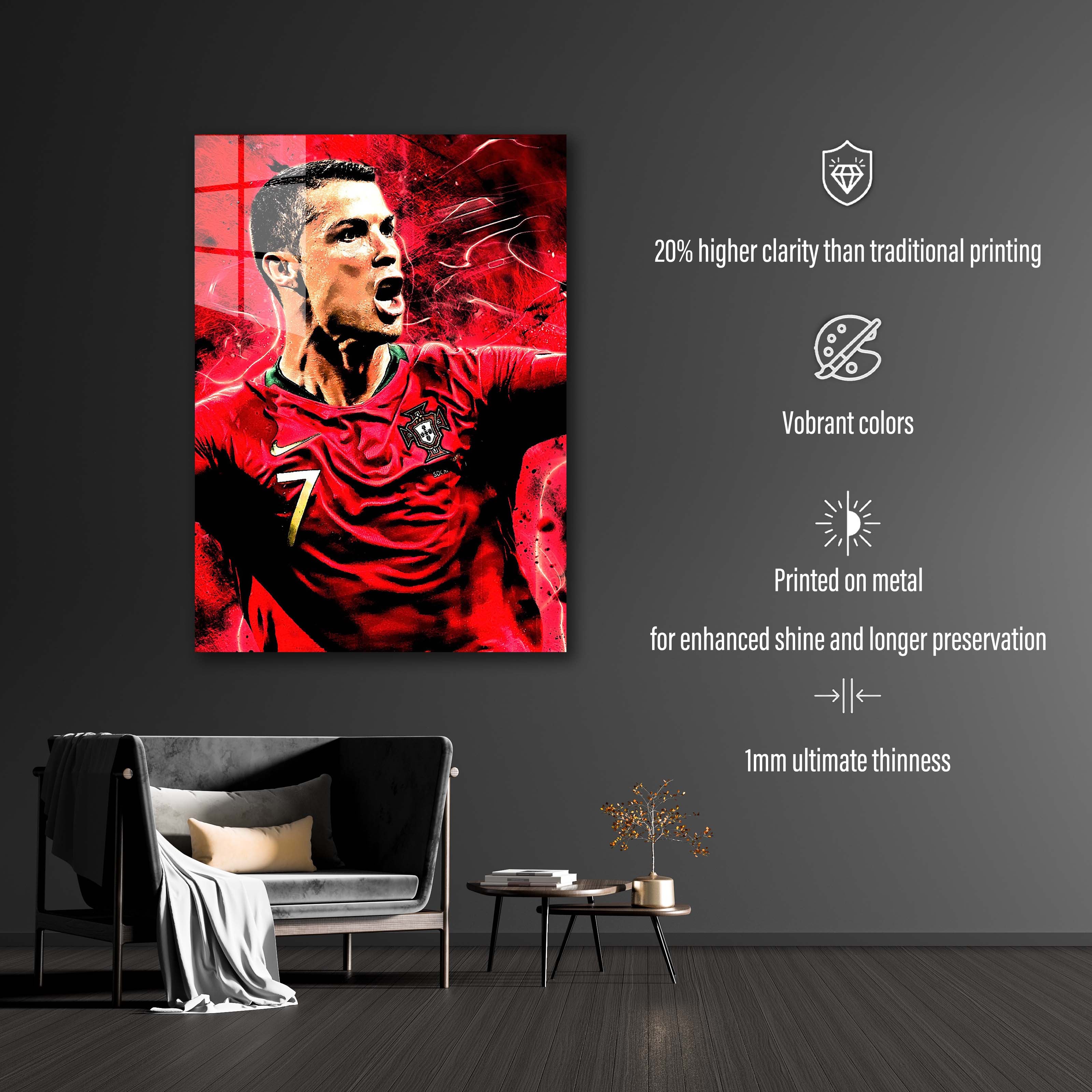 Ronaldo Cristiano Portugal-designed by @DynCreative