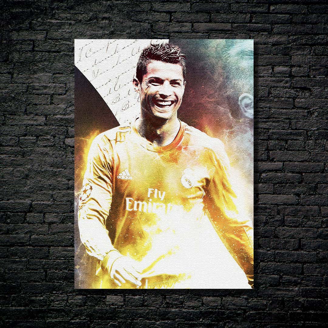 Ronaldo Real madrid-designed by @DynCreative