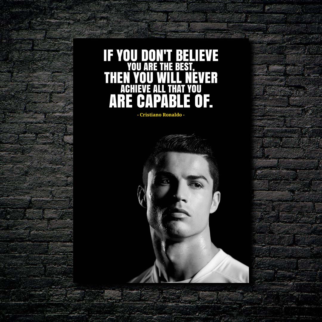 Ronaldo quotes -designed by @Dayo Art