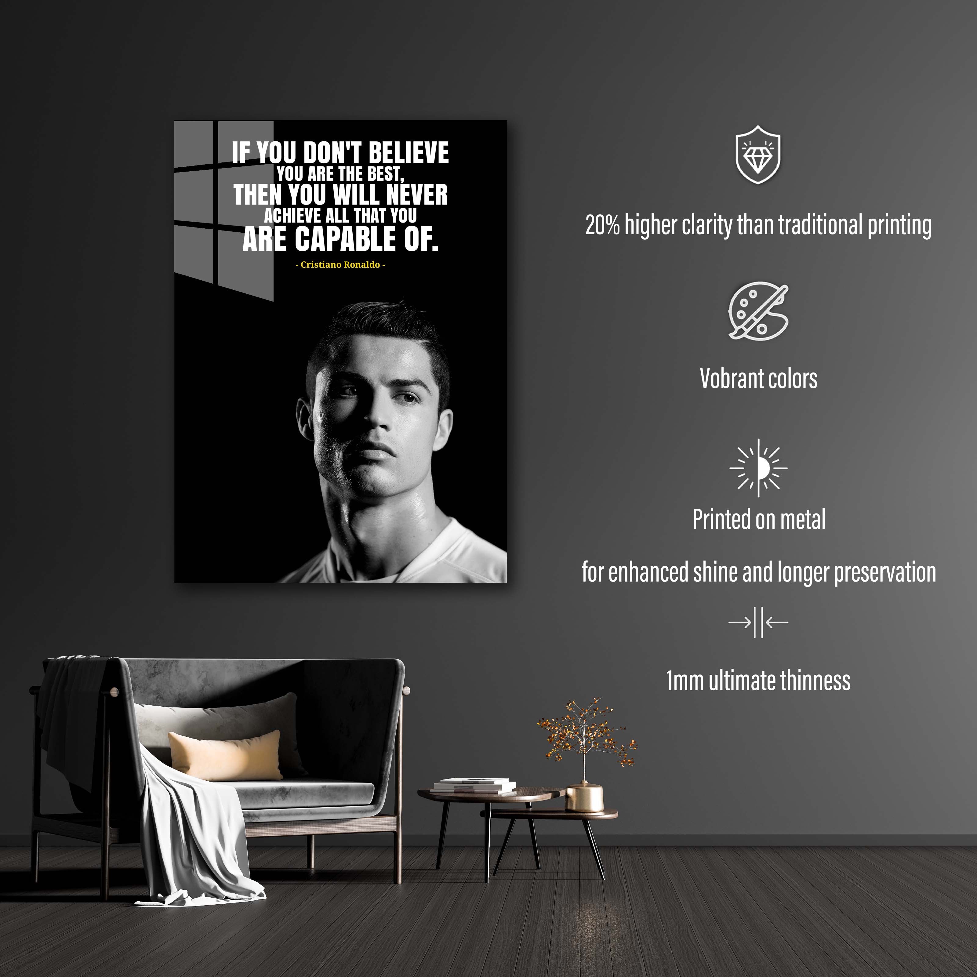 Ronaldo quotes -designed by @Dayo Art