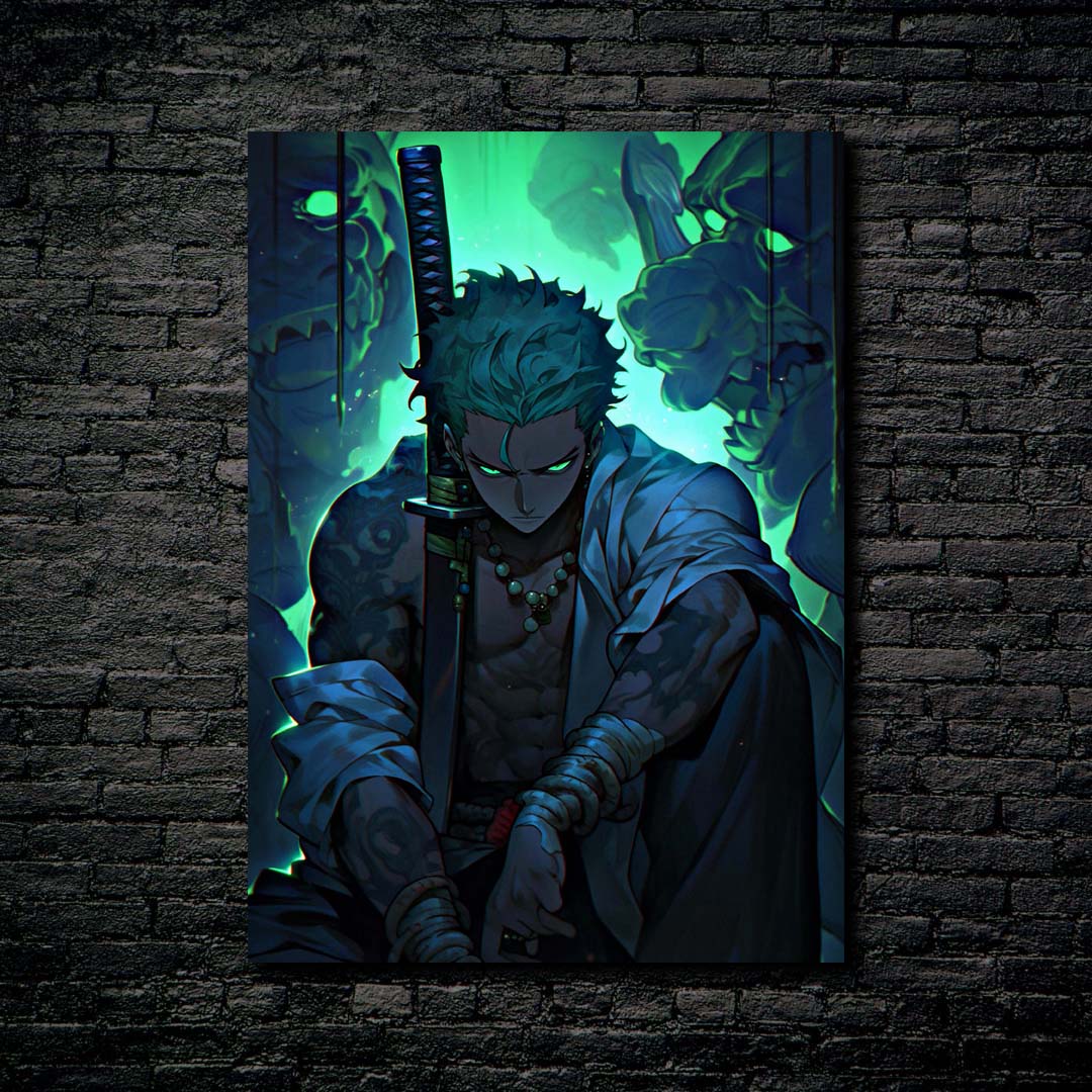 Roronoa Zoro from One Piece-Artwork by @Vid_M@tion
