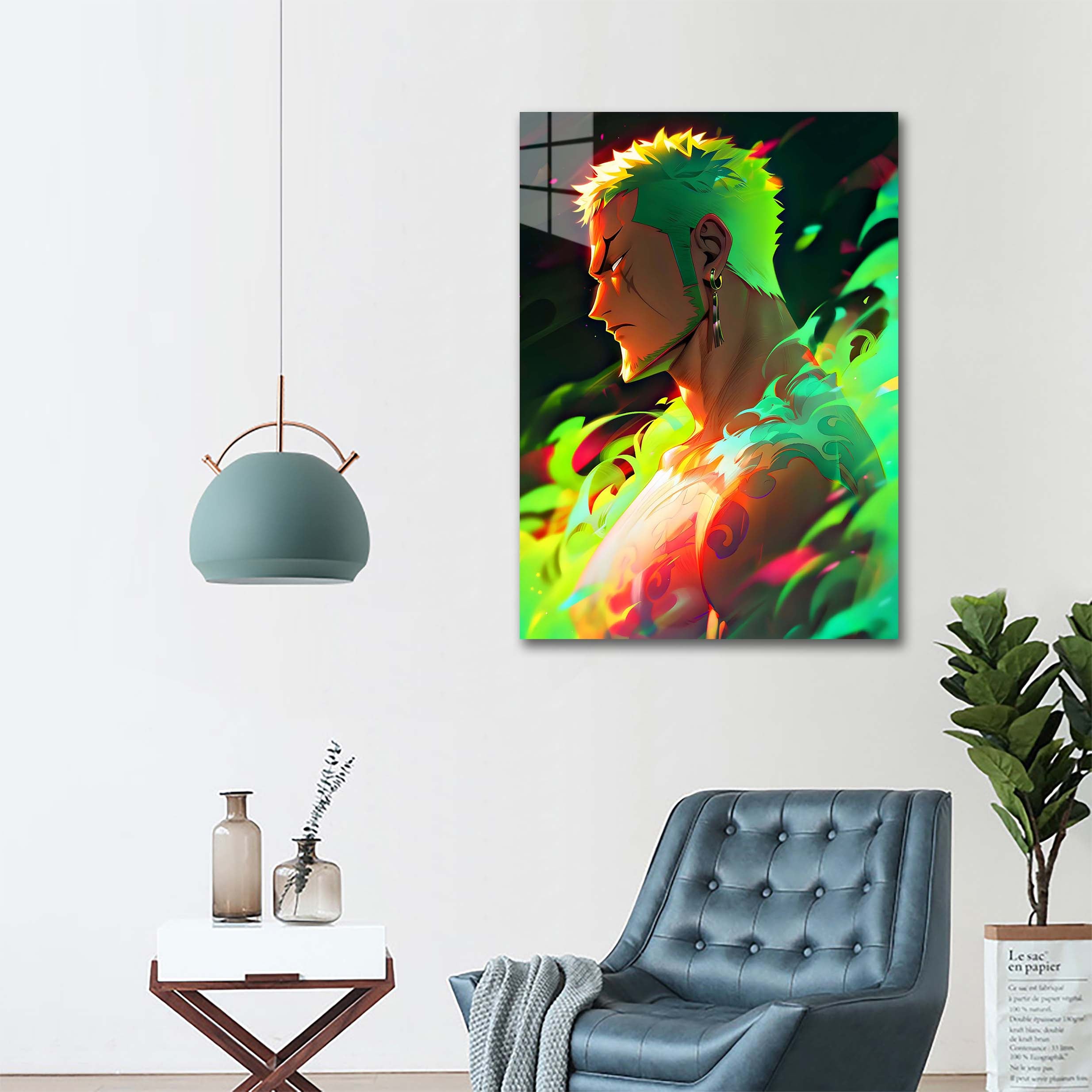 Roronoa Zoro from one piece anime-designed by @Vid_M@tion
