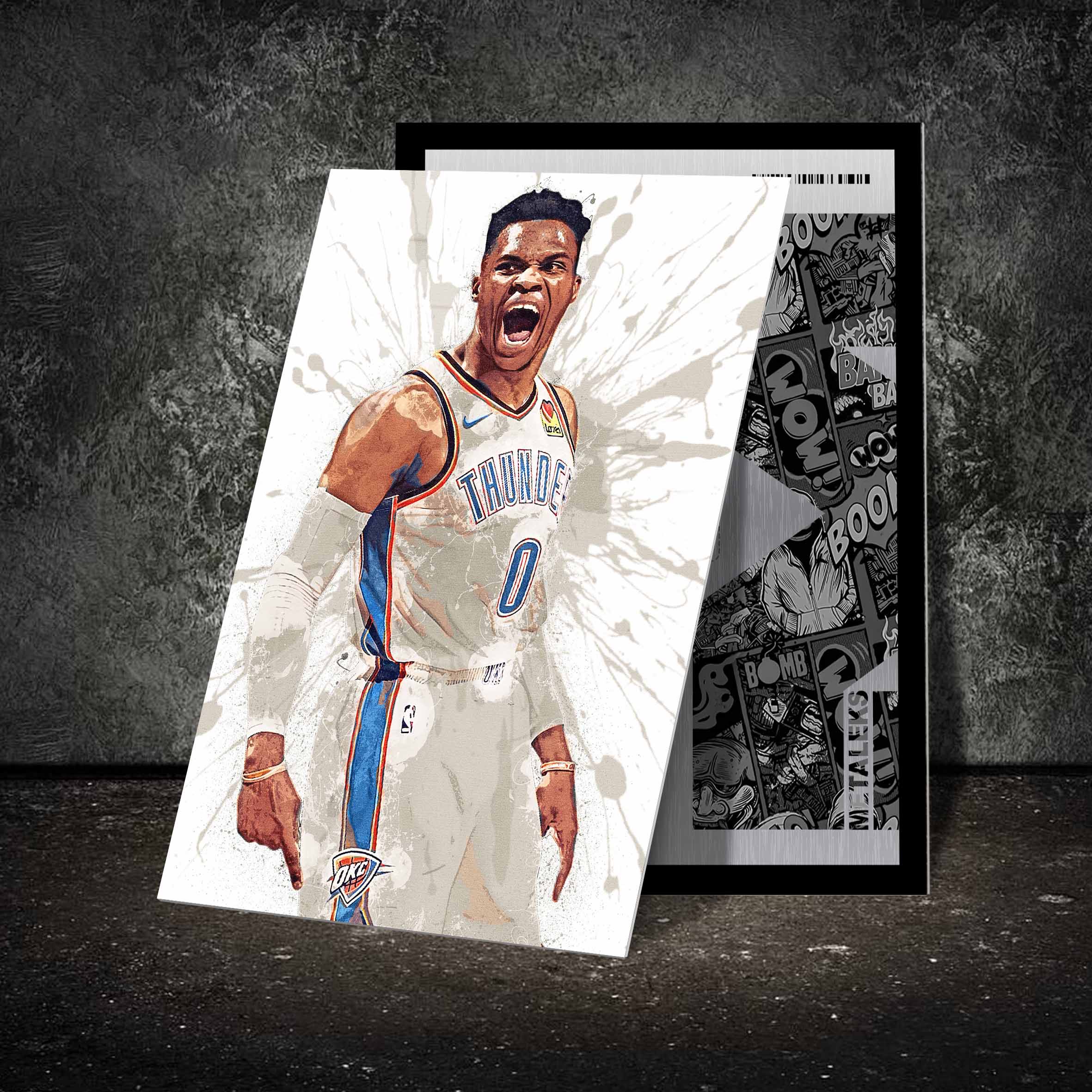 Russell Westbrook Oklahoma City Thunder-designed by @Hoang Van Thuan