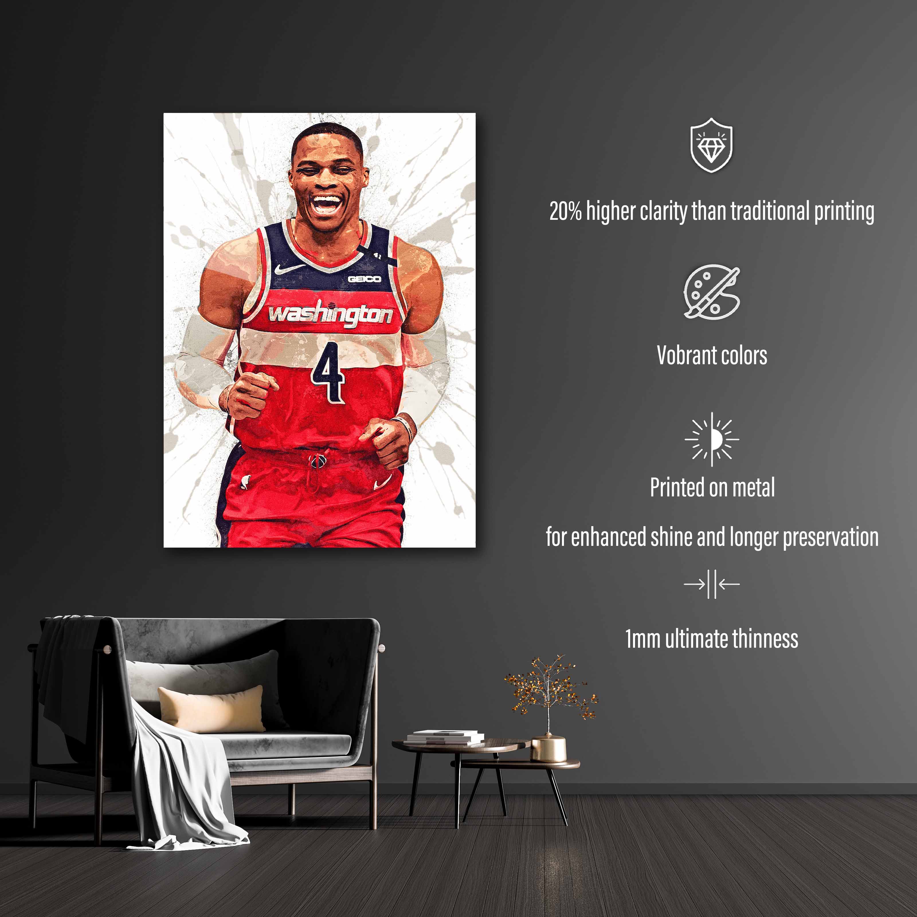 Russell Westbrook Washington Wizards-designed by @Hoang Van Thuan