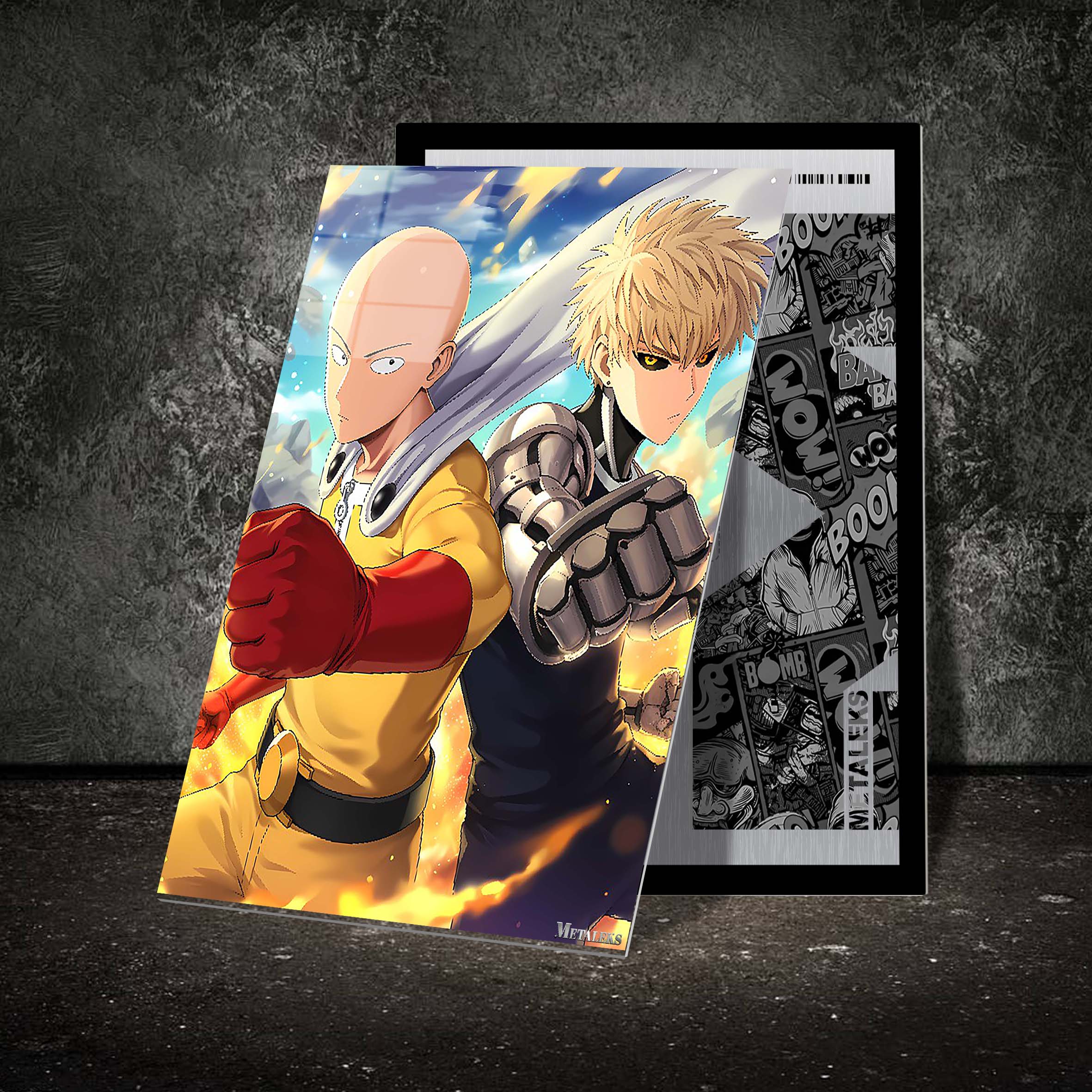 Saitama and genos from one punch man