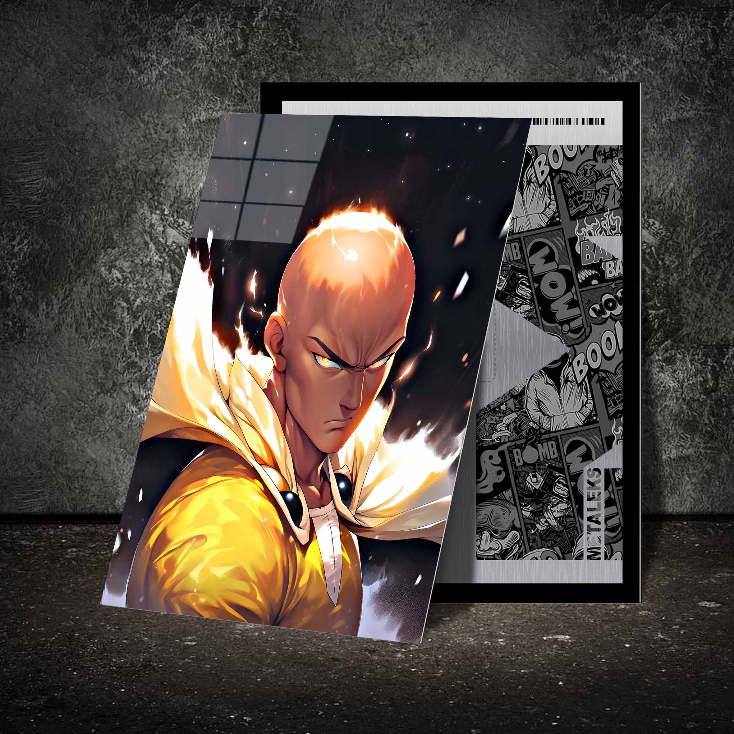 Saitama from one punch man-designed by @Vid_M@tion