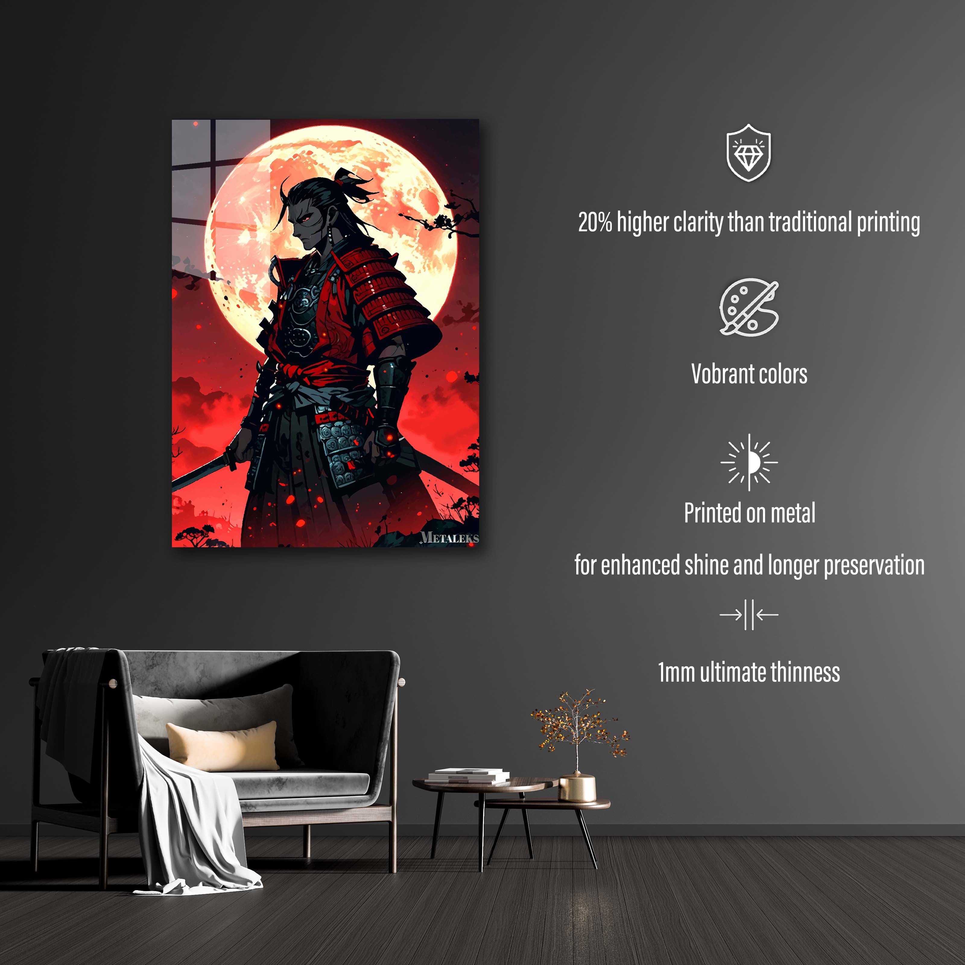 Samurai With Darkest Mode-designed by @BuddyWish