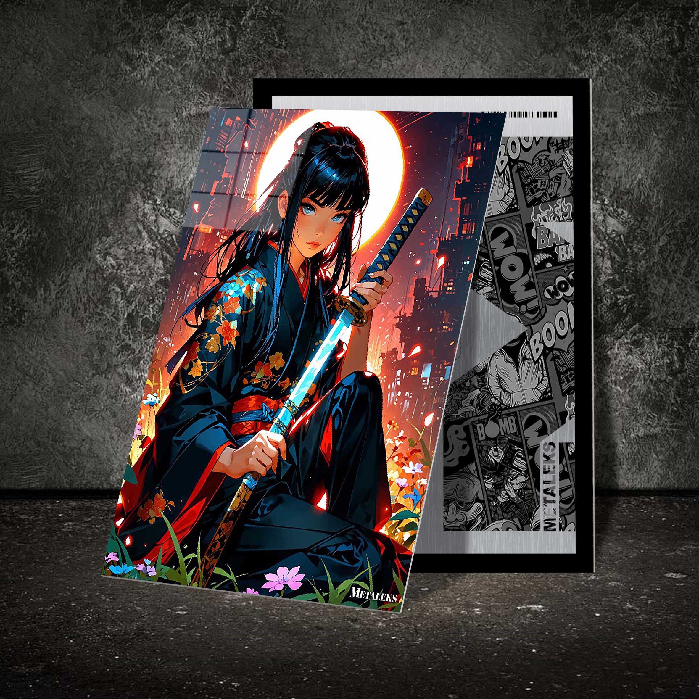 Samurai Women Cyberpunk-designed by @BuddyWish