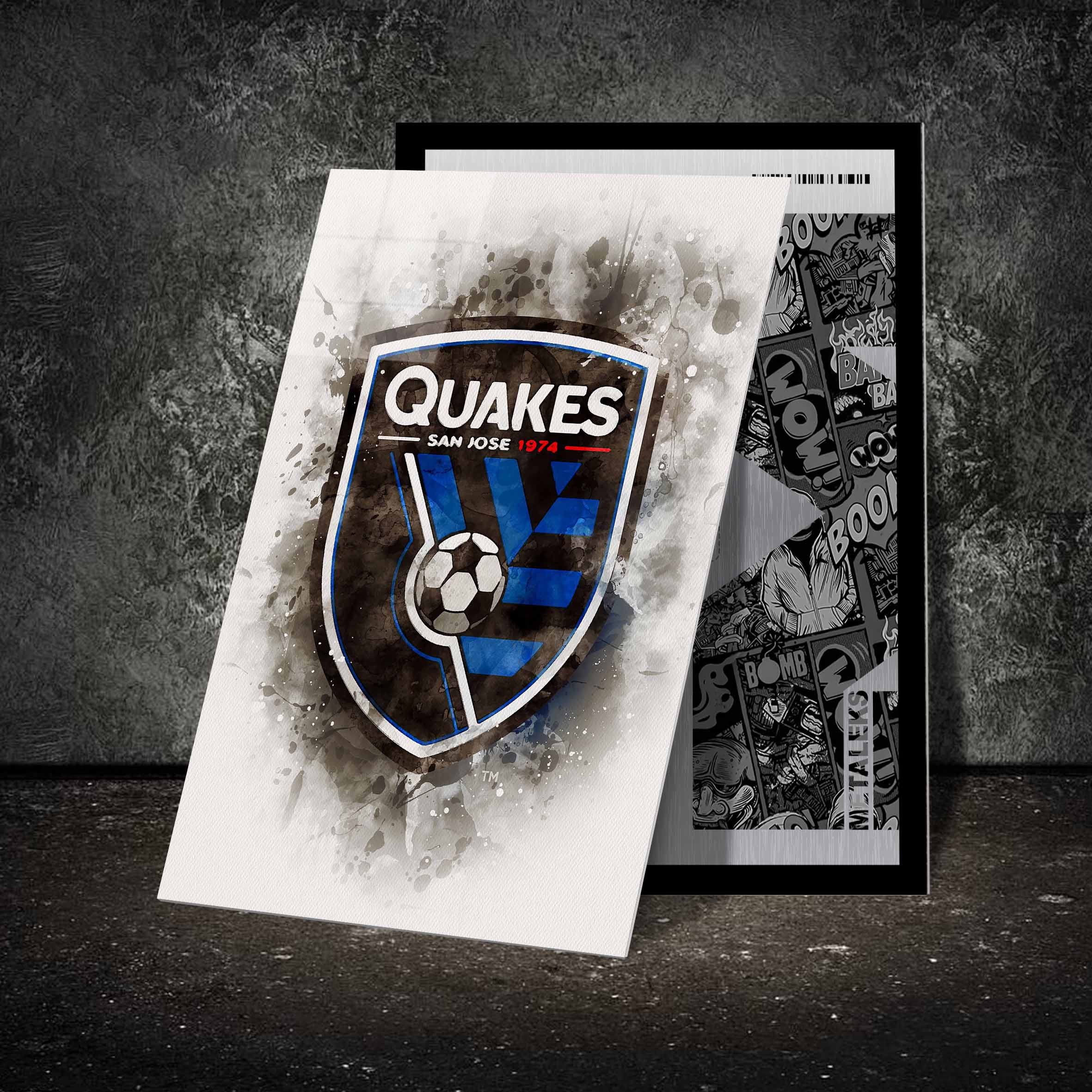San Jose Earthquakes water color-designed by @Hoang Van Thuan