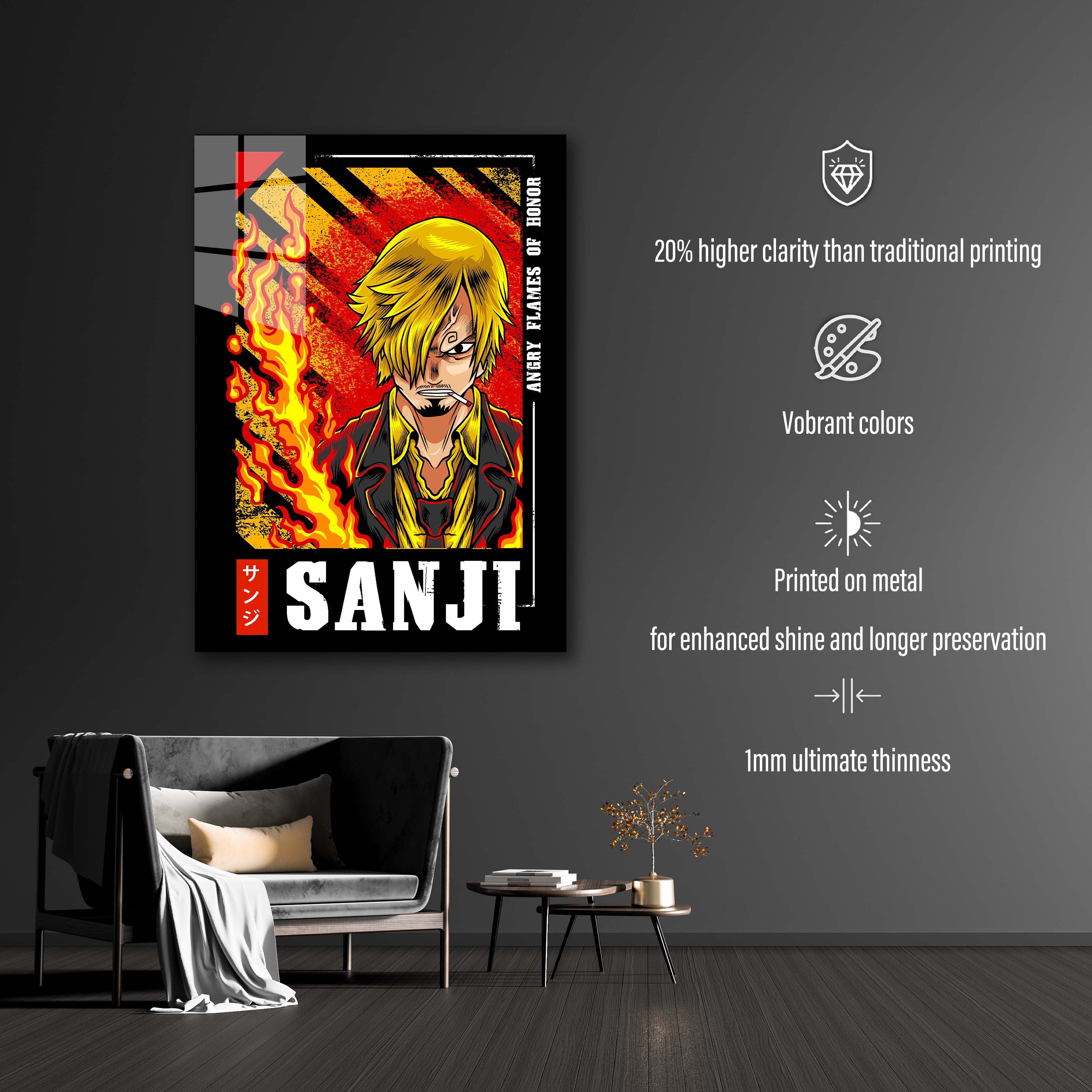 Sanji Vinsmoke Anime-designed by @adamkhabibi