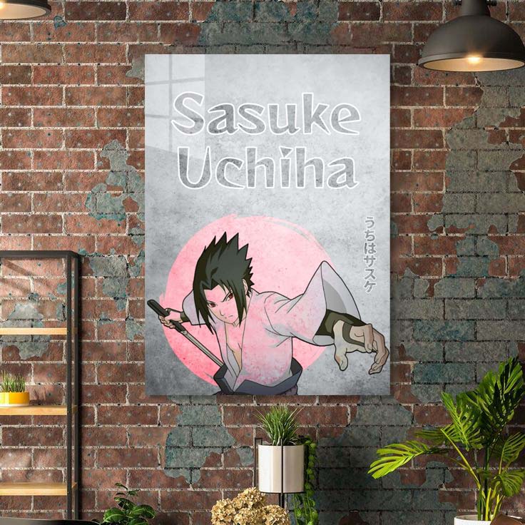 Sasuke Uchiha Vintage-Artwork by @VICKY