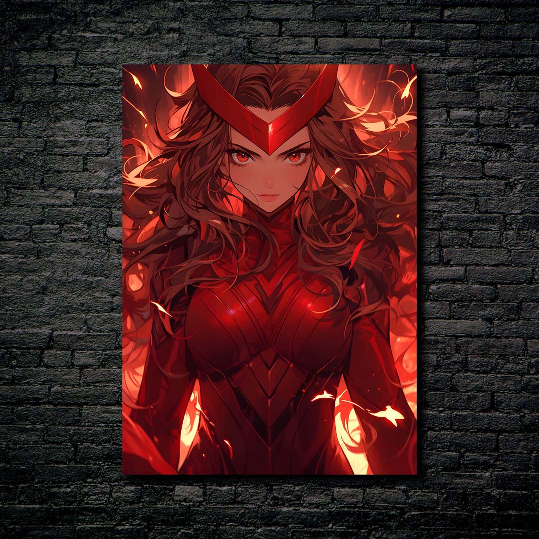 Scarlet Witch-designed by @Artfinity