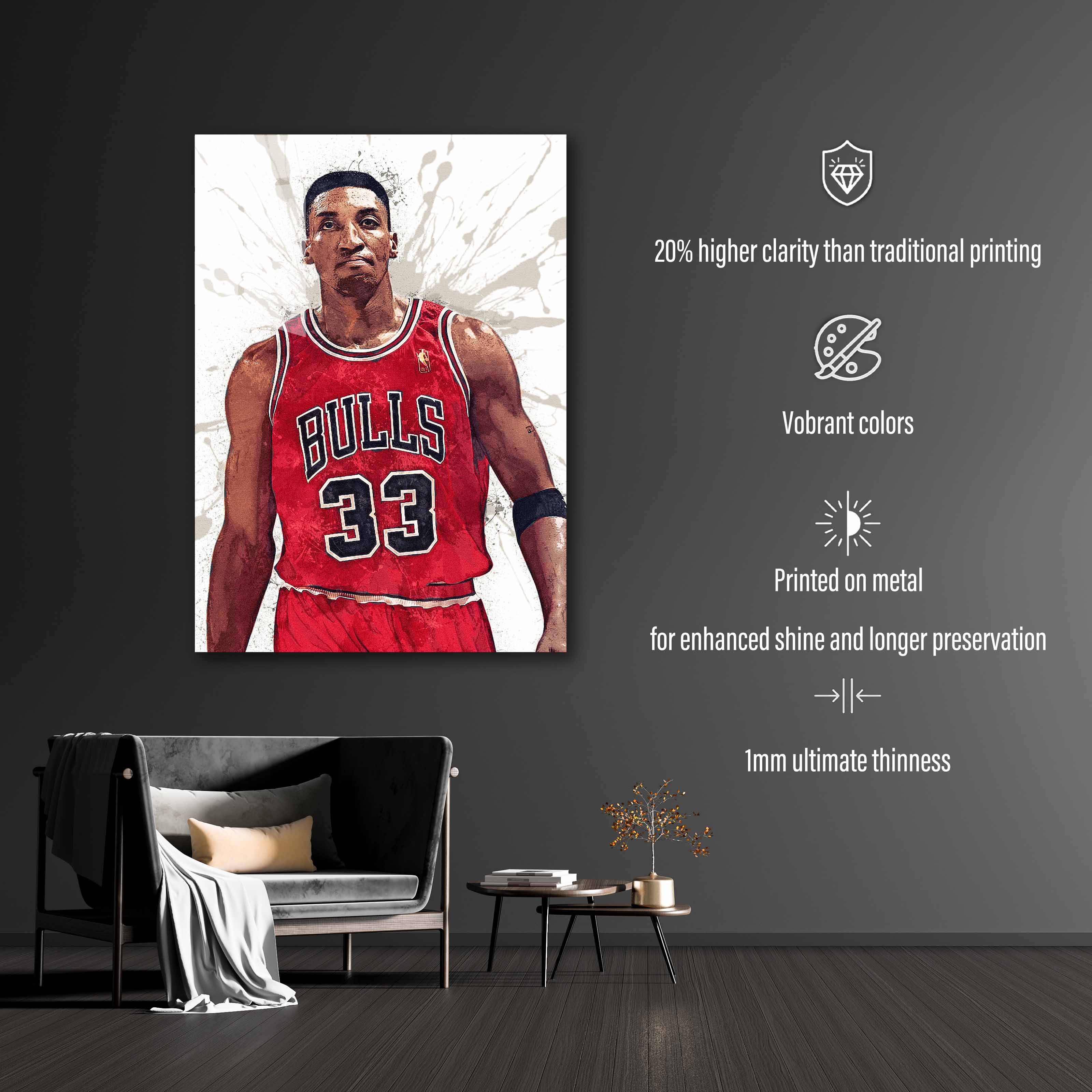 Scottie Pippen Chicago Bulls-designed by @Hoang Van Thuan