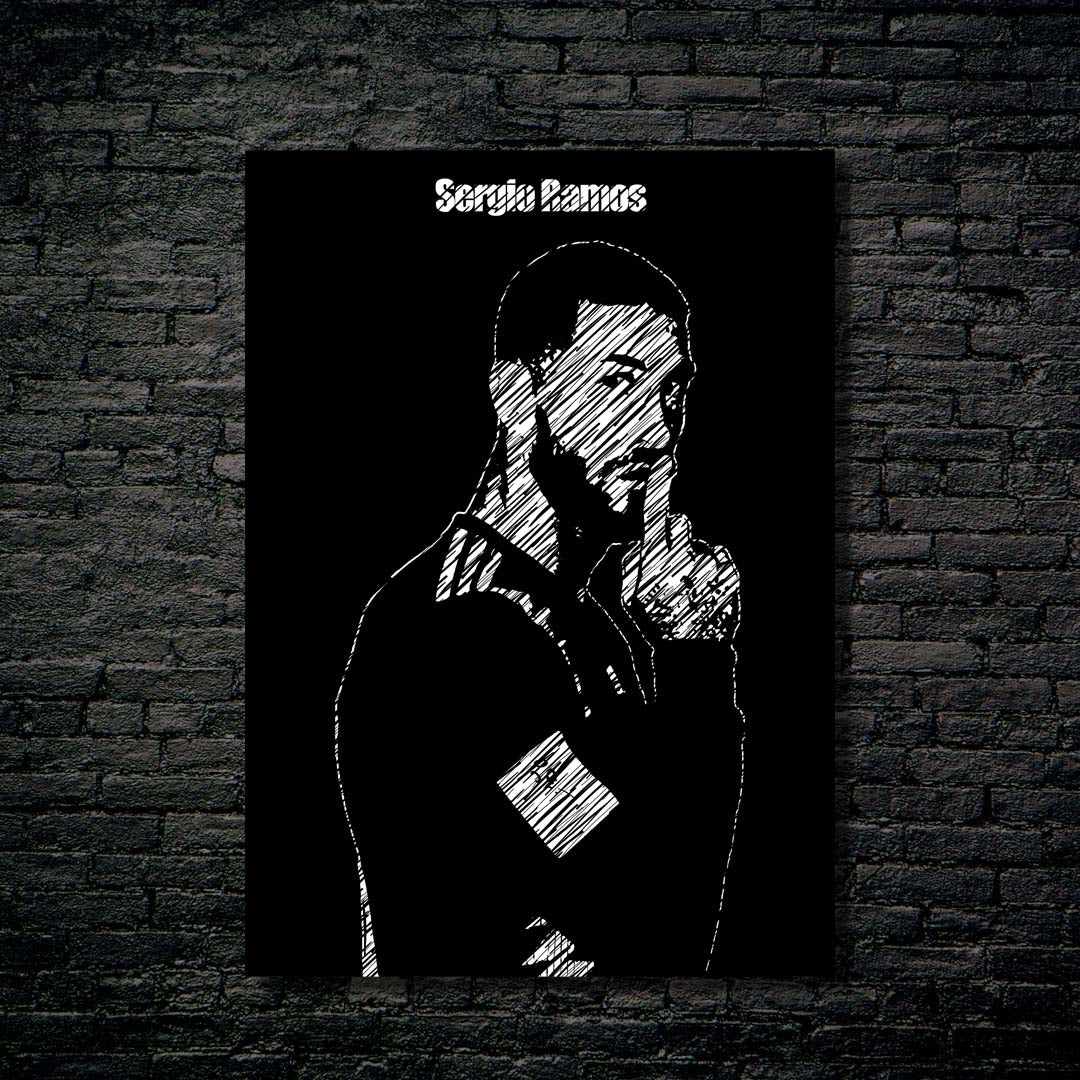 Sergio Ramos-designed by @ReskLucky