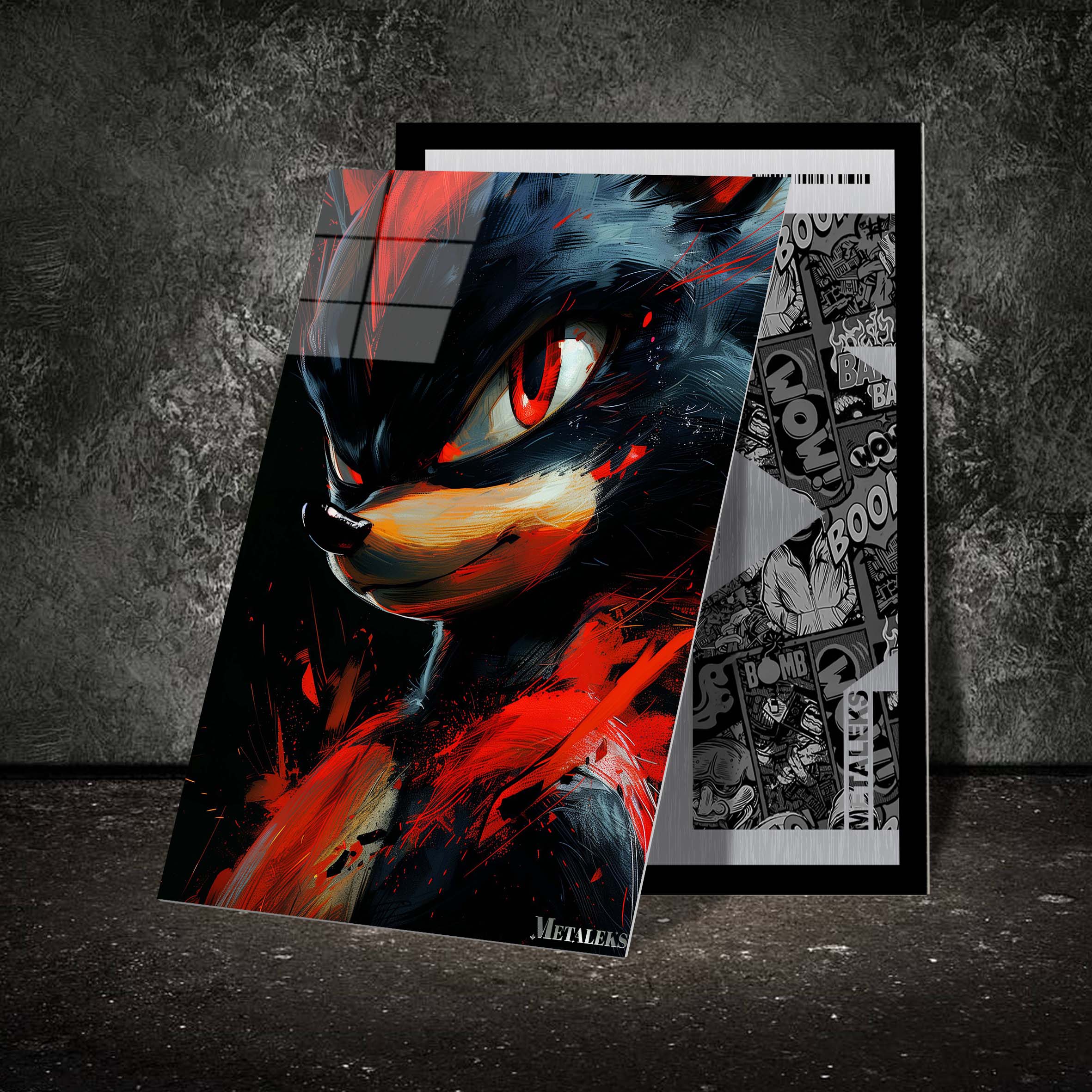 Shadow the Hedgehog - Sonic-designed by @Genio Art
