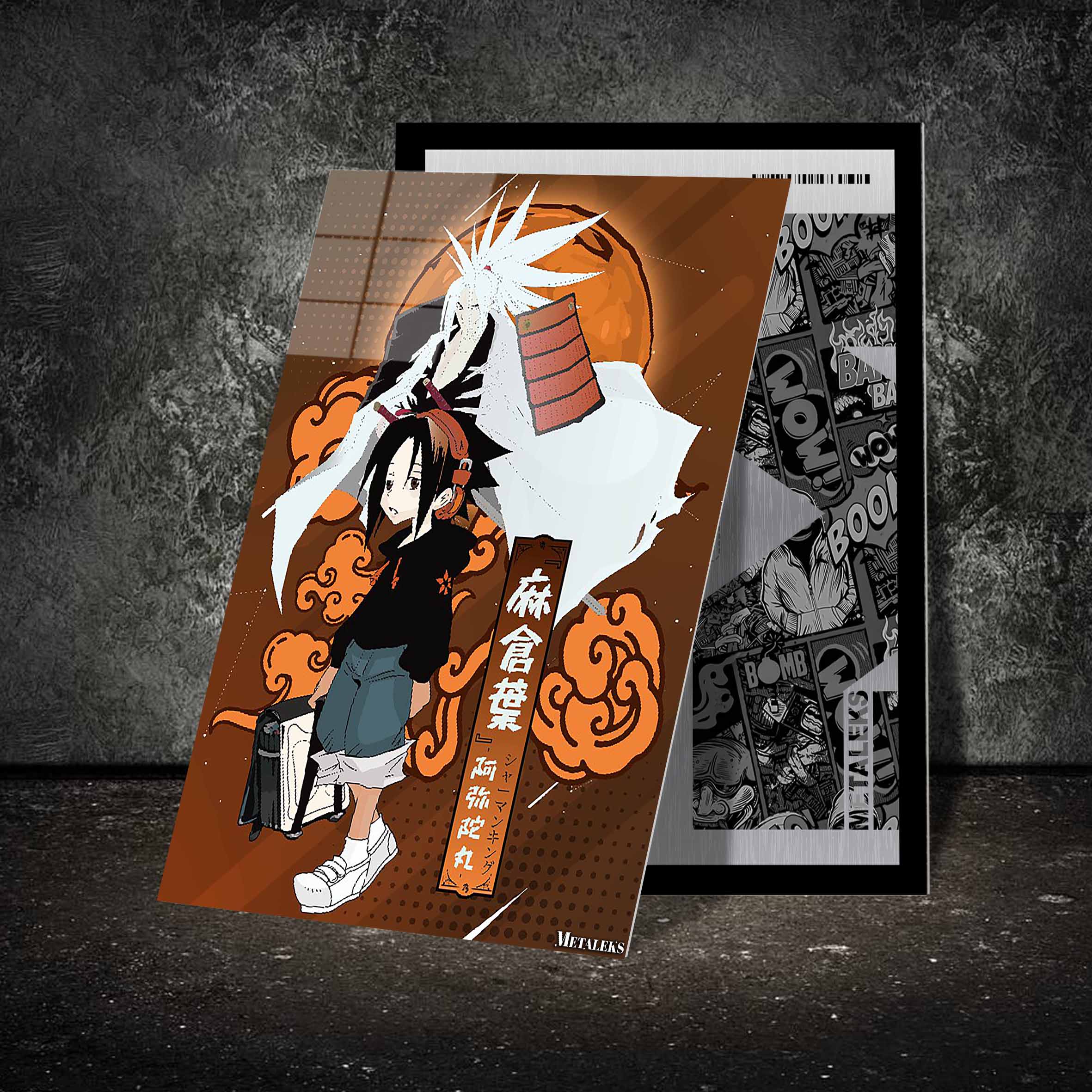 Shaman King - Yoh X Amidamaru-designed by @ReelAnimeDragon