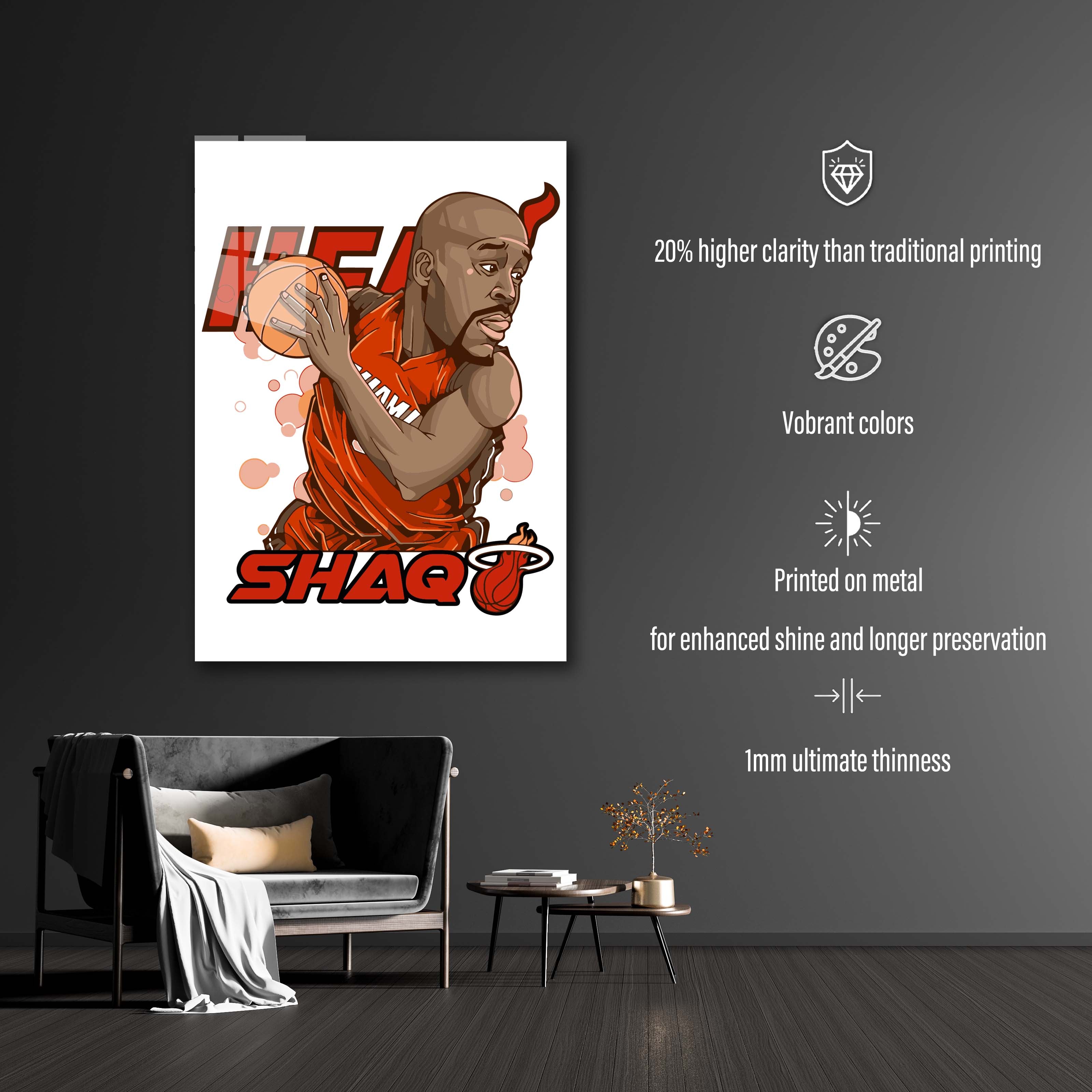 Shaquille O'Neal-designed by @My Kido Art