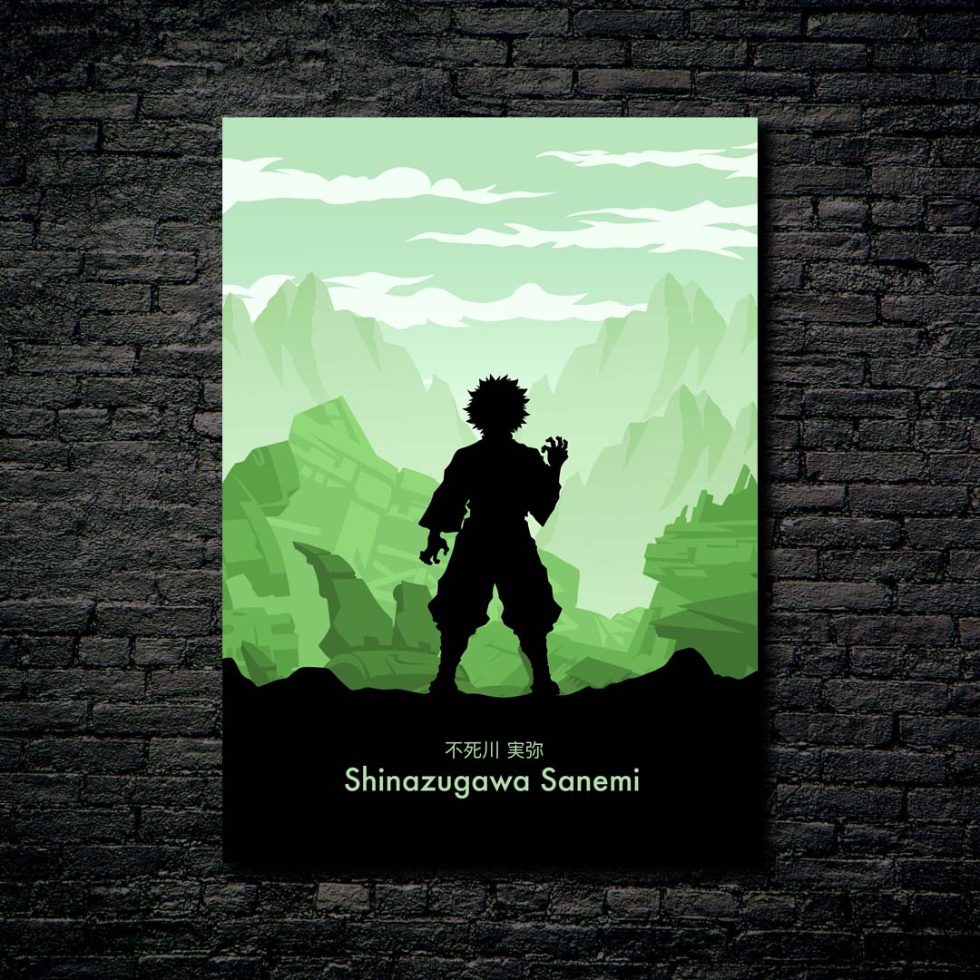 Shinazugawa Sanemi Minimalist Art