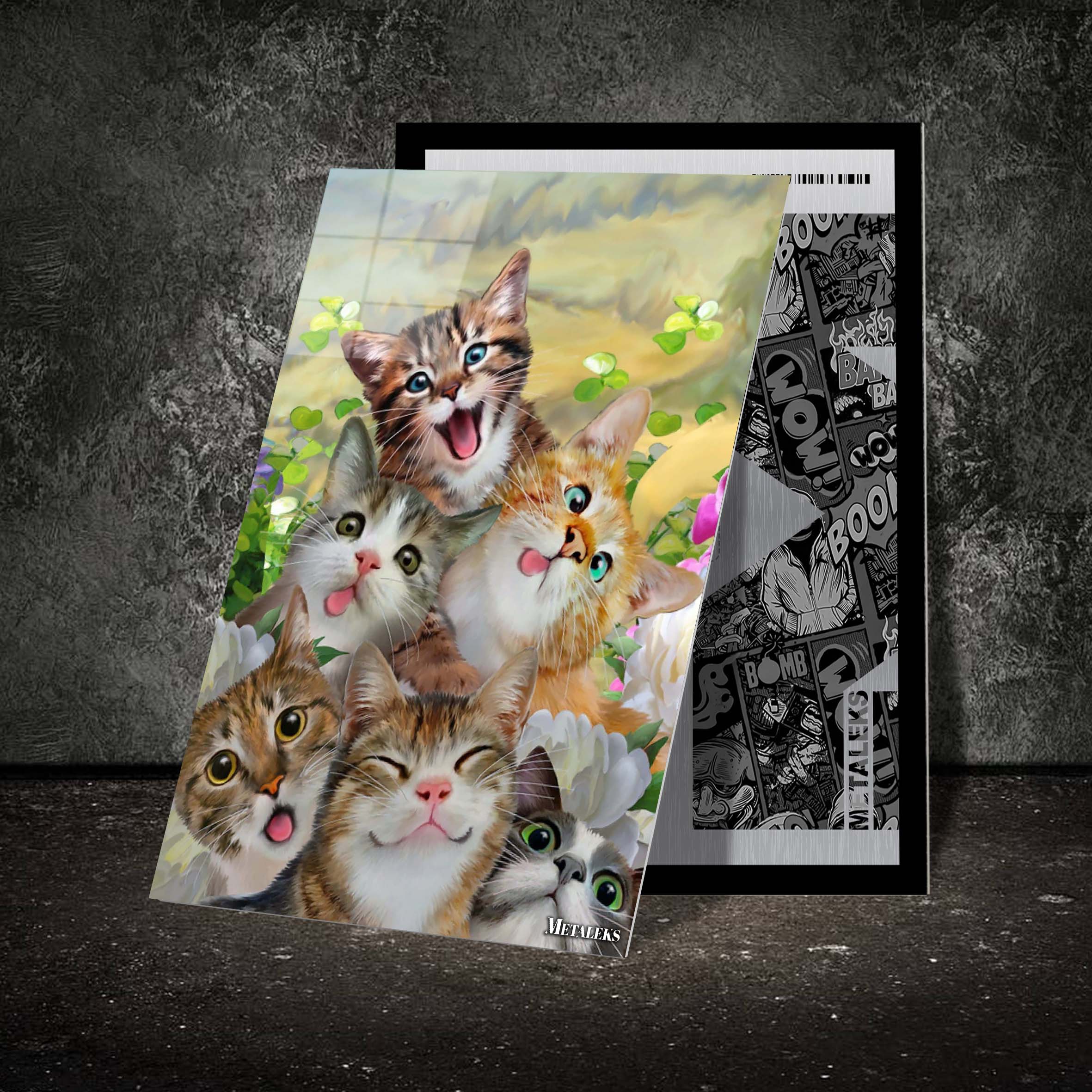 Six Cute Cats-designed by @Wijaki Thaisusuken