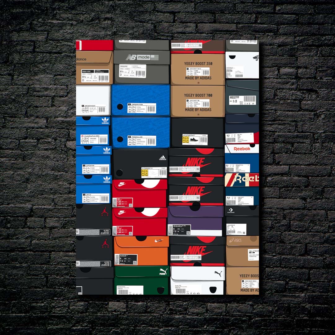 Sneakers Box Collect-designed by @My Kido Art
