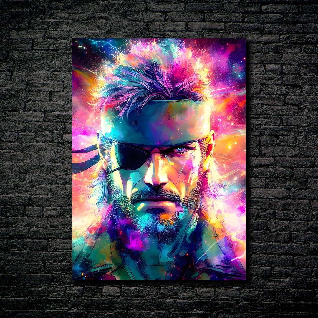 Solid Snake - Metal Gear Solid-designed by @starart_ia