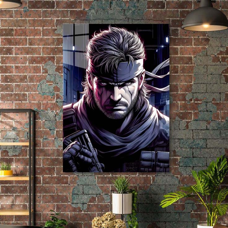 Solid Snake-designed by @starart_ia