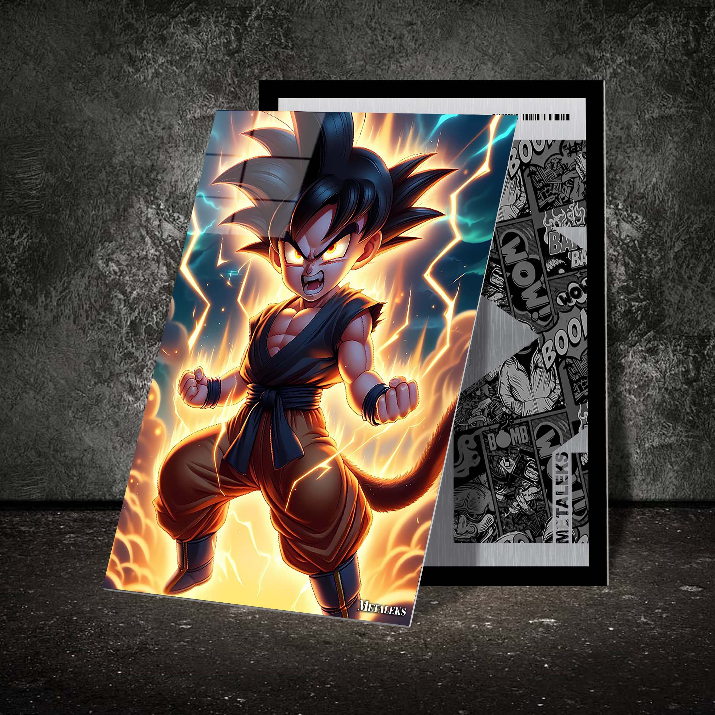 Son Goku the Saiyan Avenger-designed by @Lucifer Art2092