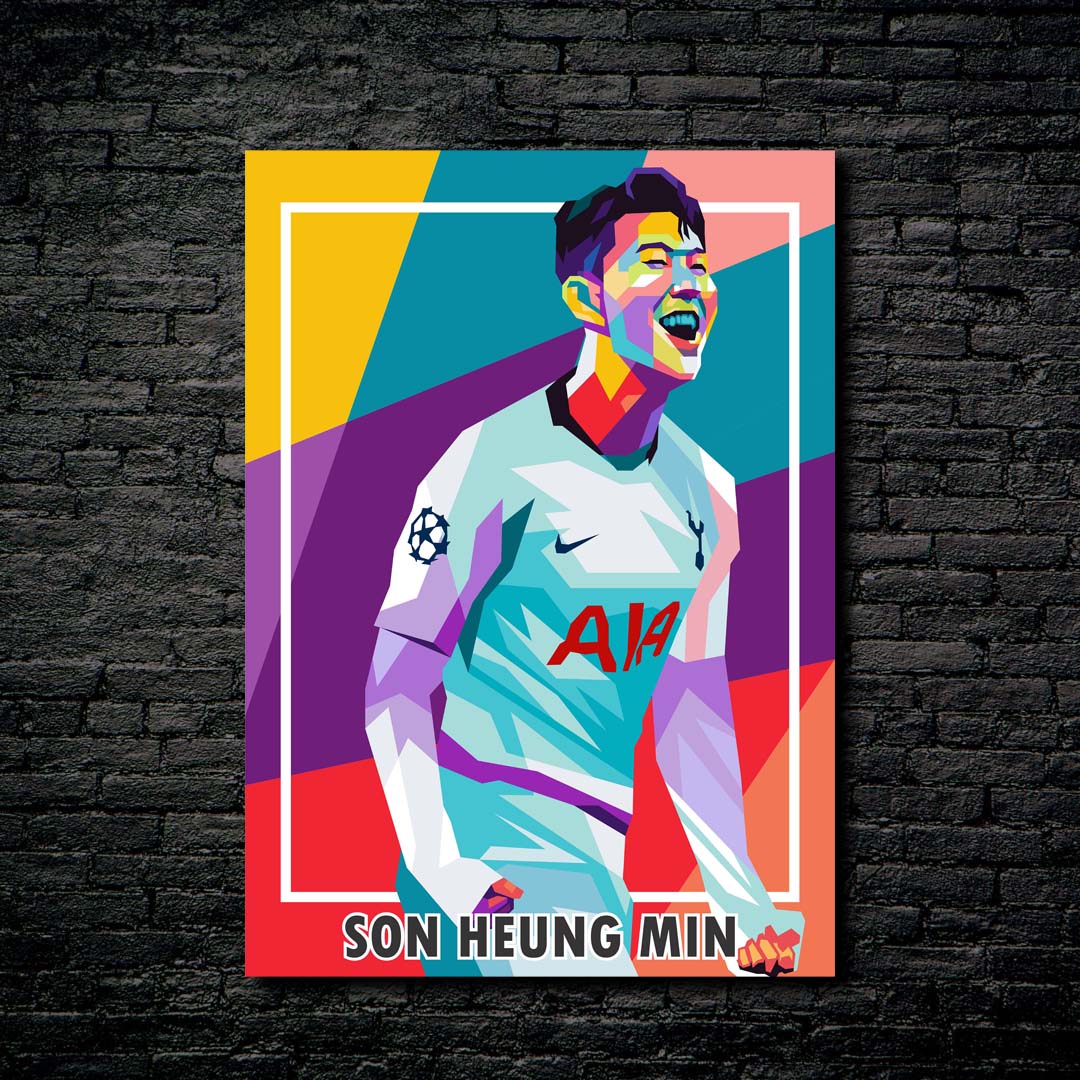 Son Heung Min Spurs-designed by @martincreative
