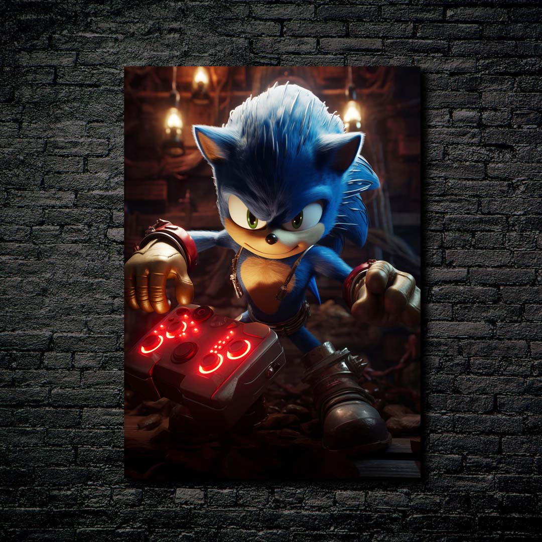 Sonic Hedgehog-designed by @WATON CORET