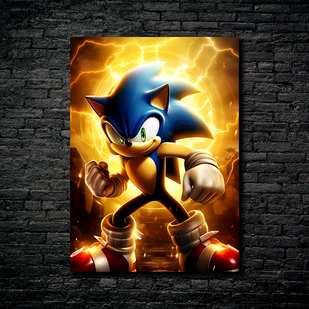 Sonic the Hedgehog-designed by @Fluency Room