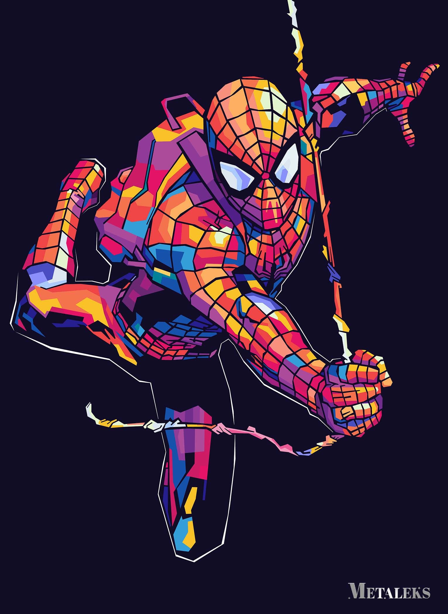 Spider popart