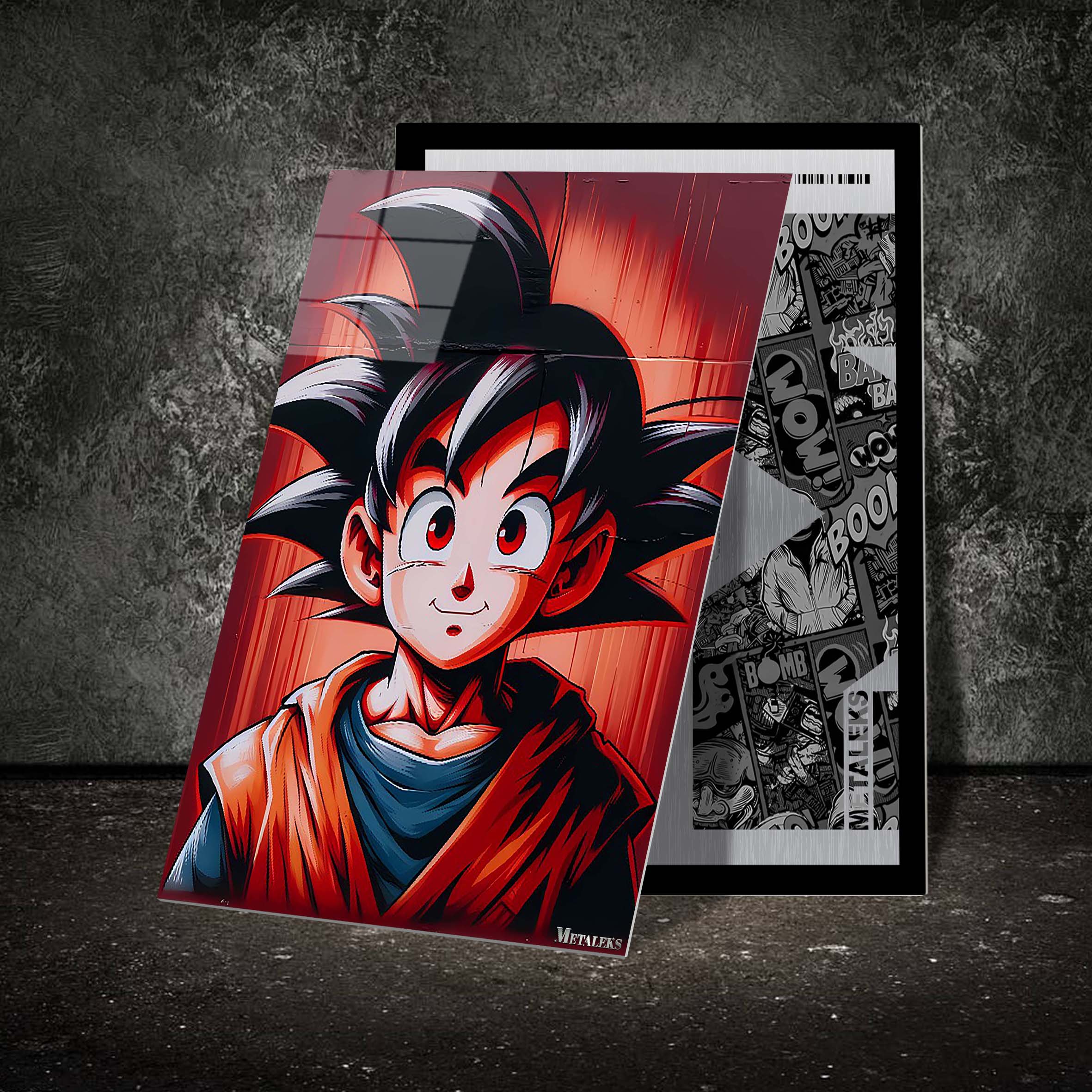 Sson Goku Smile-Artwork by @Lucifer Art2092