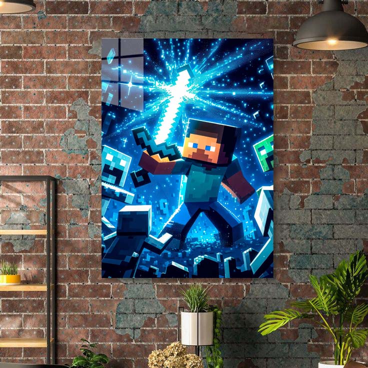 Steve - Minecraft-designed by @starart_ia