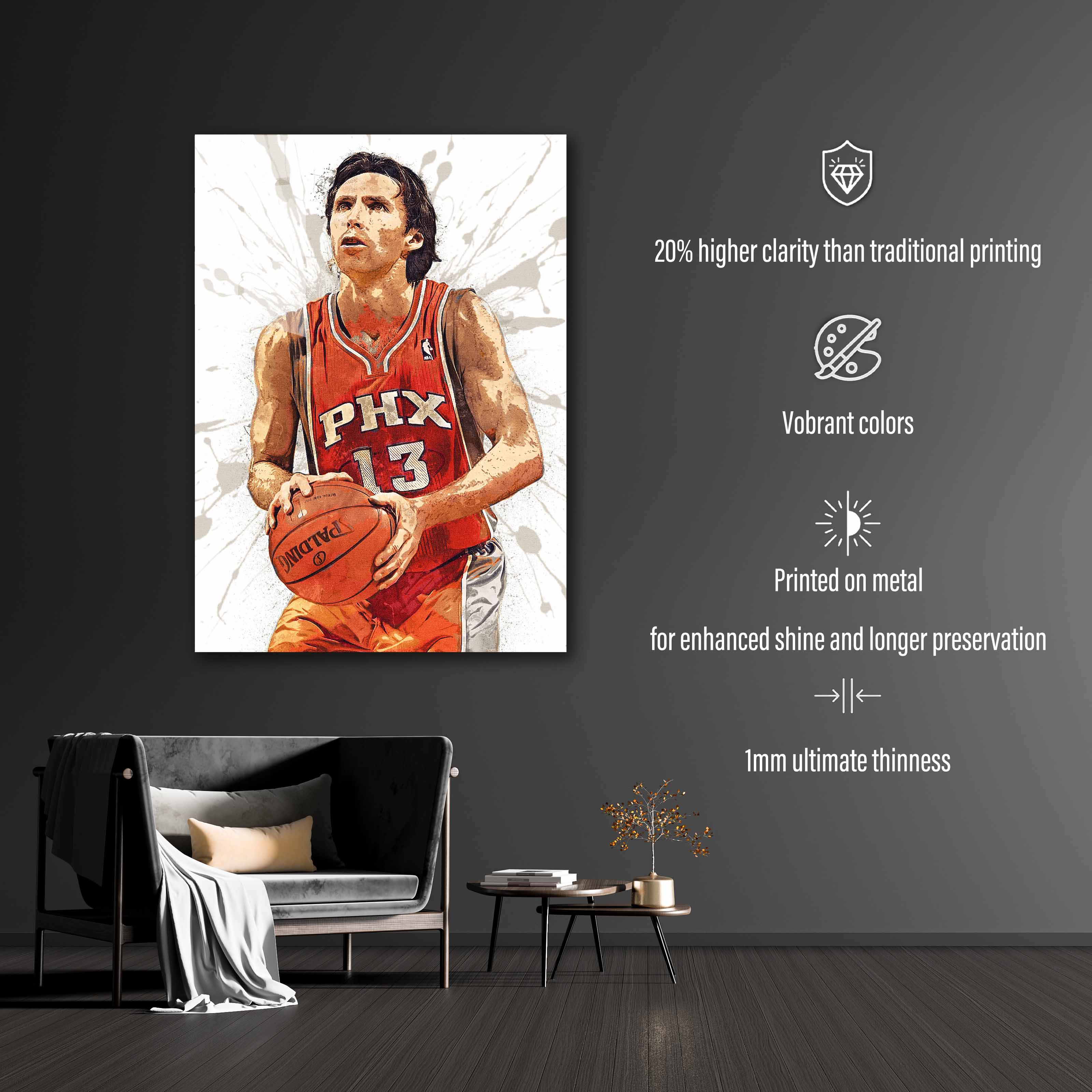 Steve Nash Phoenix Suns-designed by @Hoang Van Thuan
