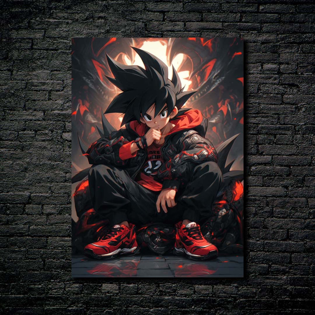 Drip Goku wallpaper by @visinaire.ai-Artwork by @visinaire.ai
