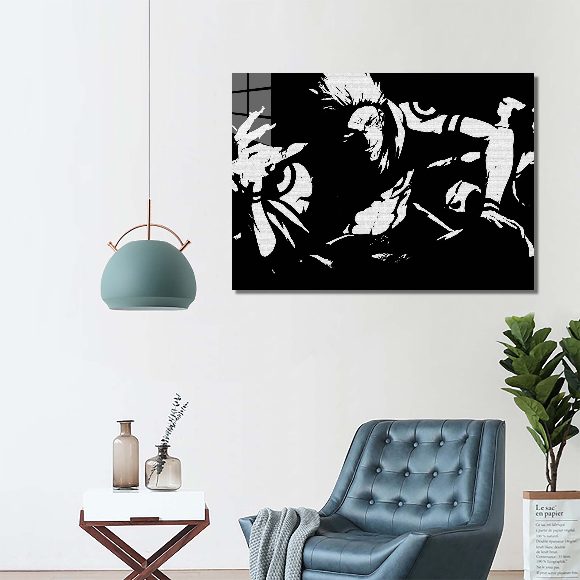 Sukuna Black and white-designed by @ReskLucky