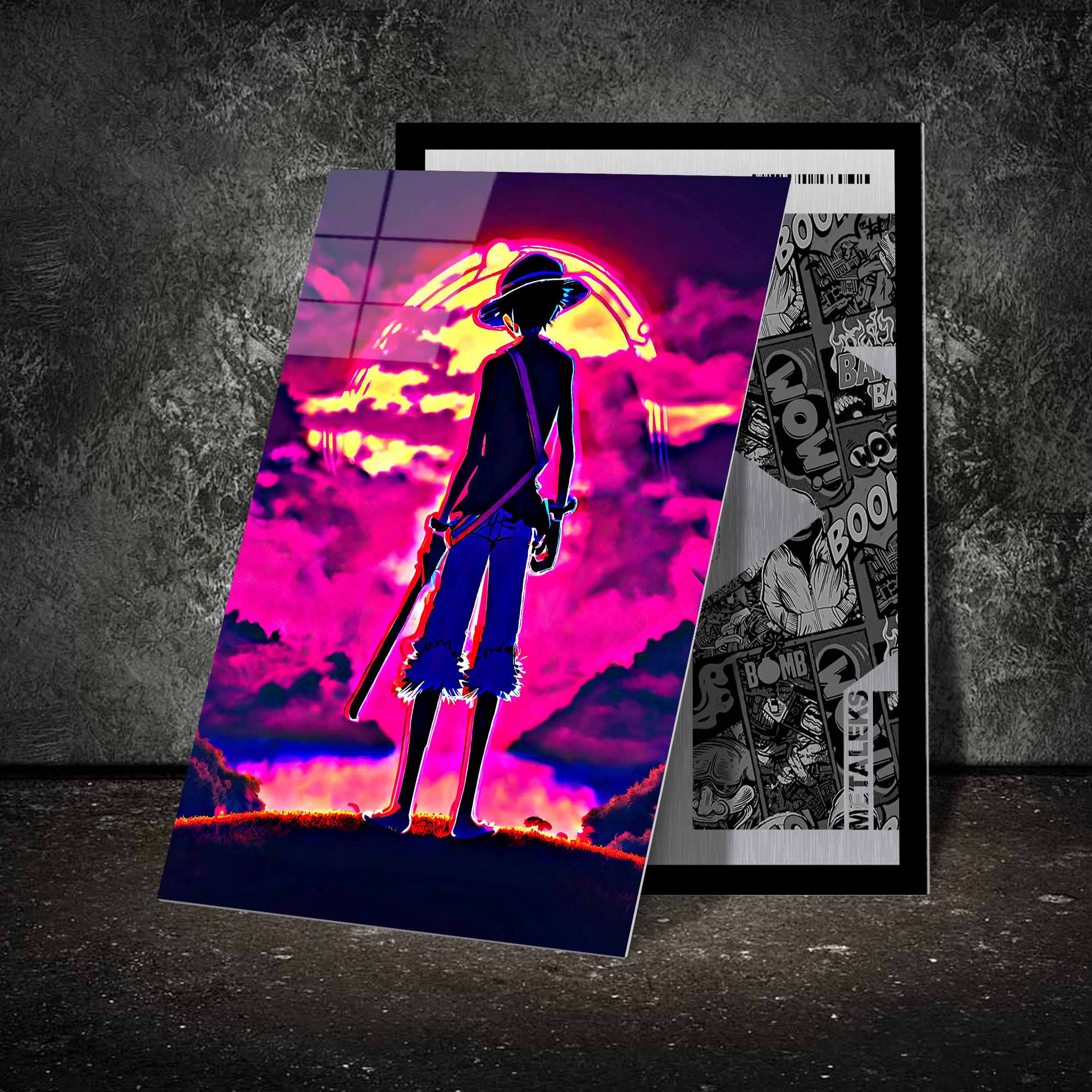 Sunset Monkey D Luffy-designed by @DynCreative