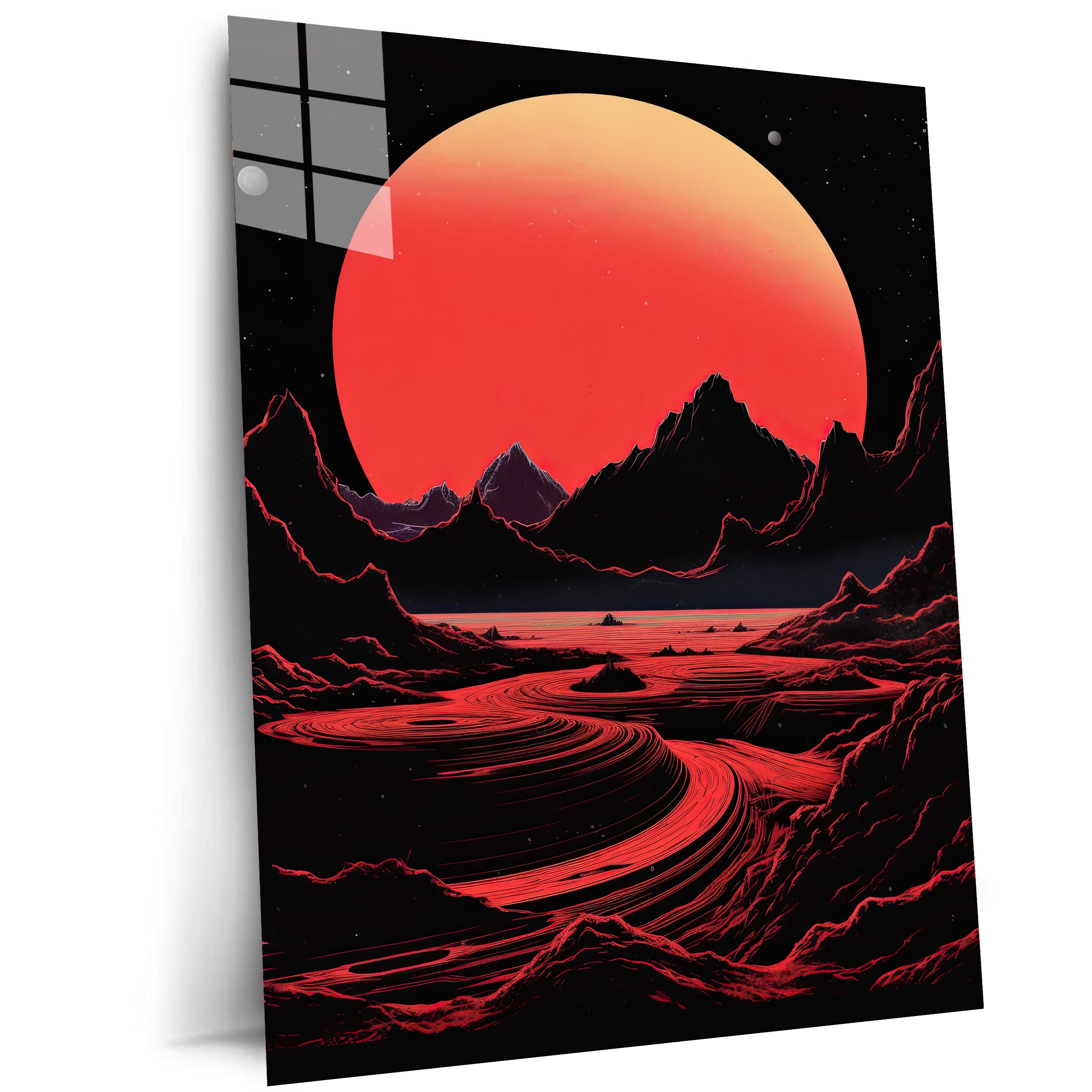 Sunset Mountains-designed by @Da vinci Ai Art