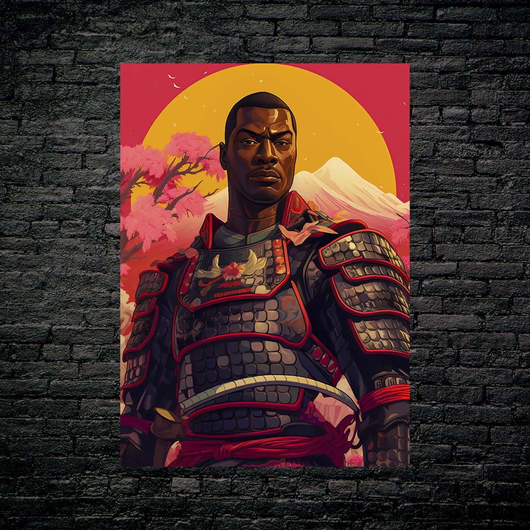Sunset Samurai Warrior-designed by @Diegosilva.arts