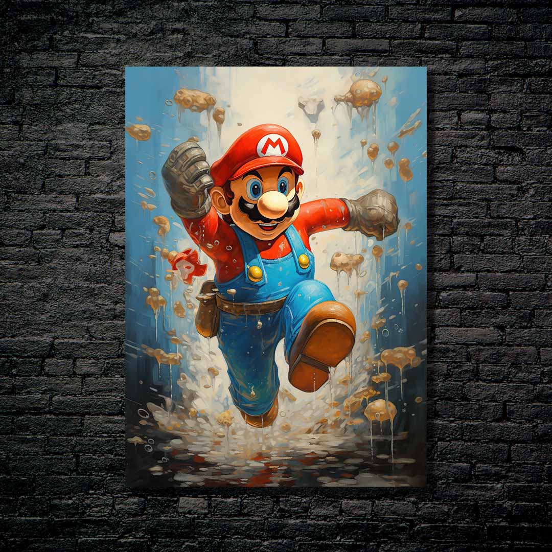 Super Mario Gaming 6-Artwork by @SAMCRO